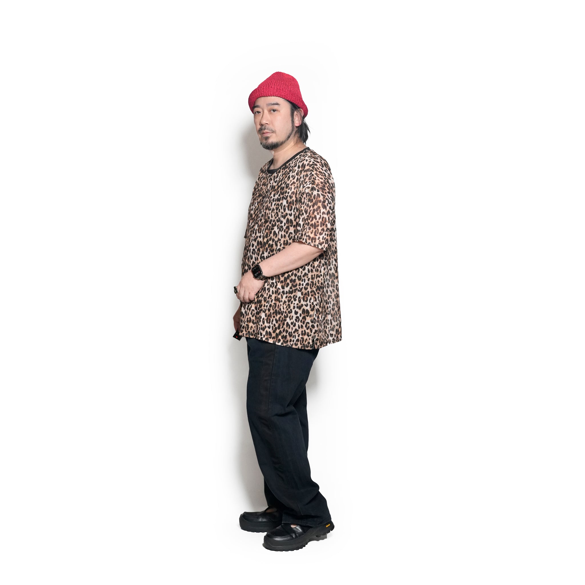 26675_ANIMAL | ANIMAL MESH TEE | Color:ANIMAL【ONE TEASPOON_ワンティースプーン】