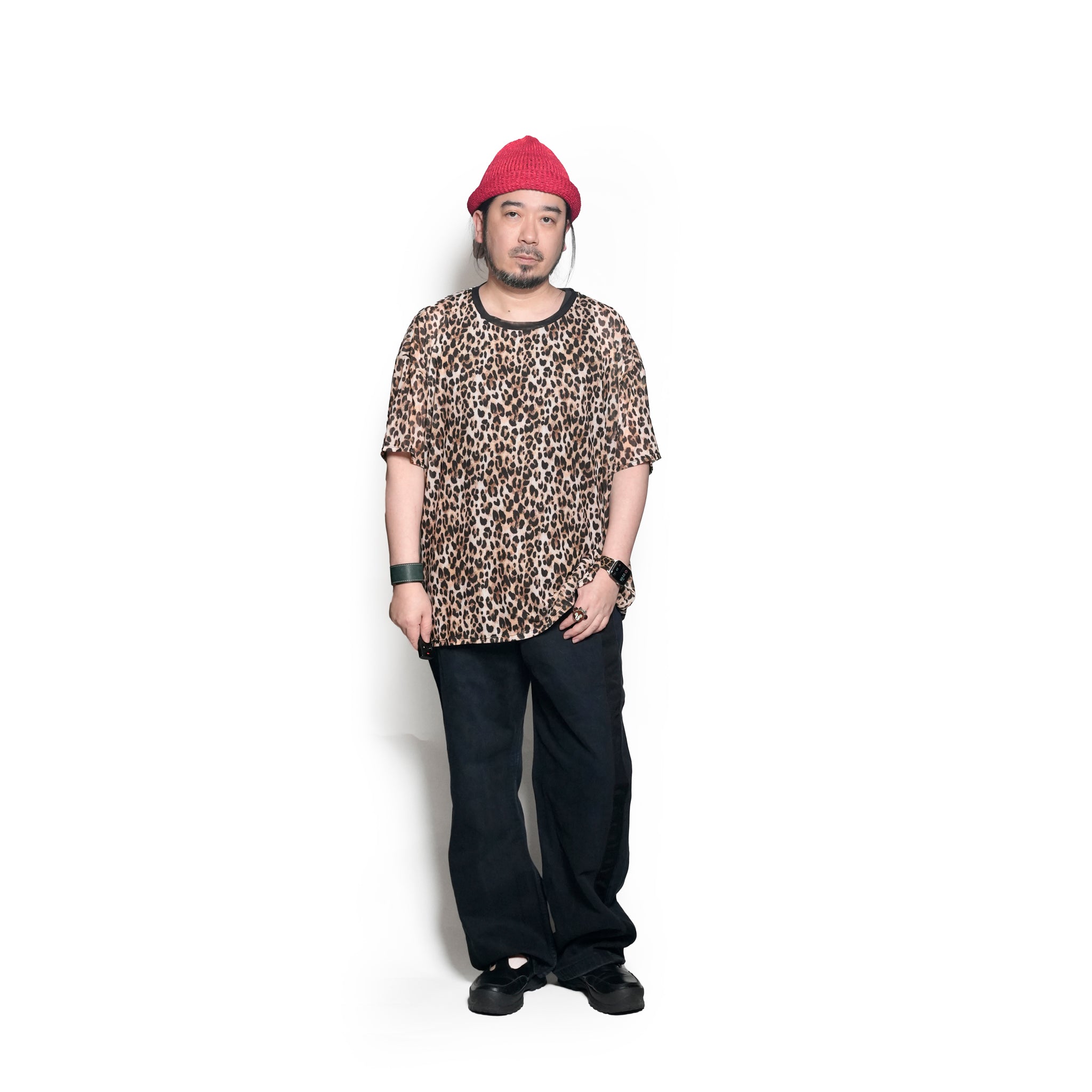 26675_ANIMAL | ANIMAL MESH TEE | Color:ANIMAL【ONE TEASPOON_ワンティースプーン】