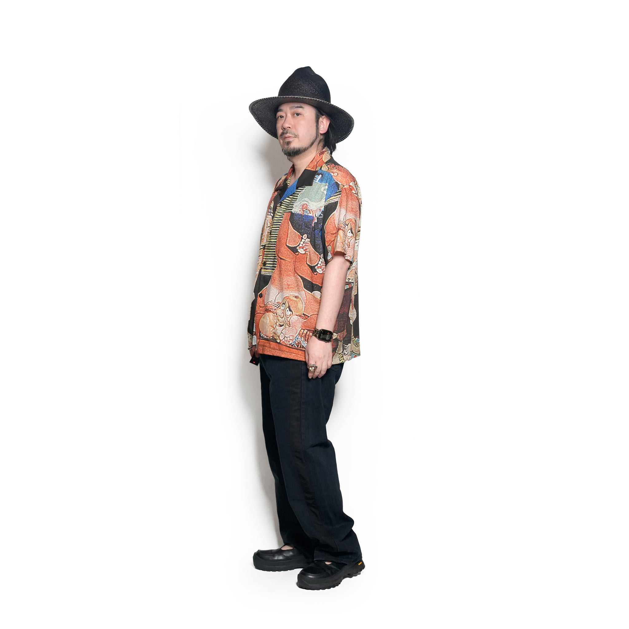 Pla25sst02_Print | Erotic shirt | Color:Print【PLATEAU STUDIO_プラトー スタジオ】