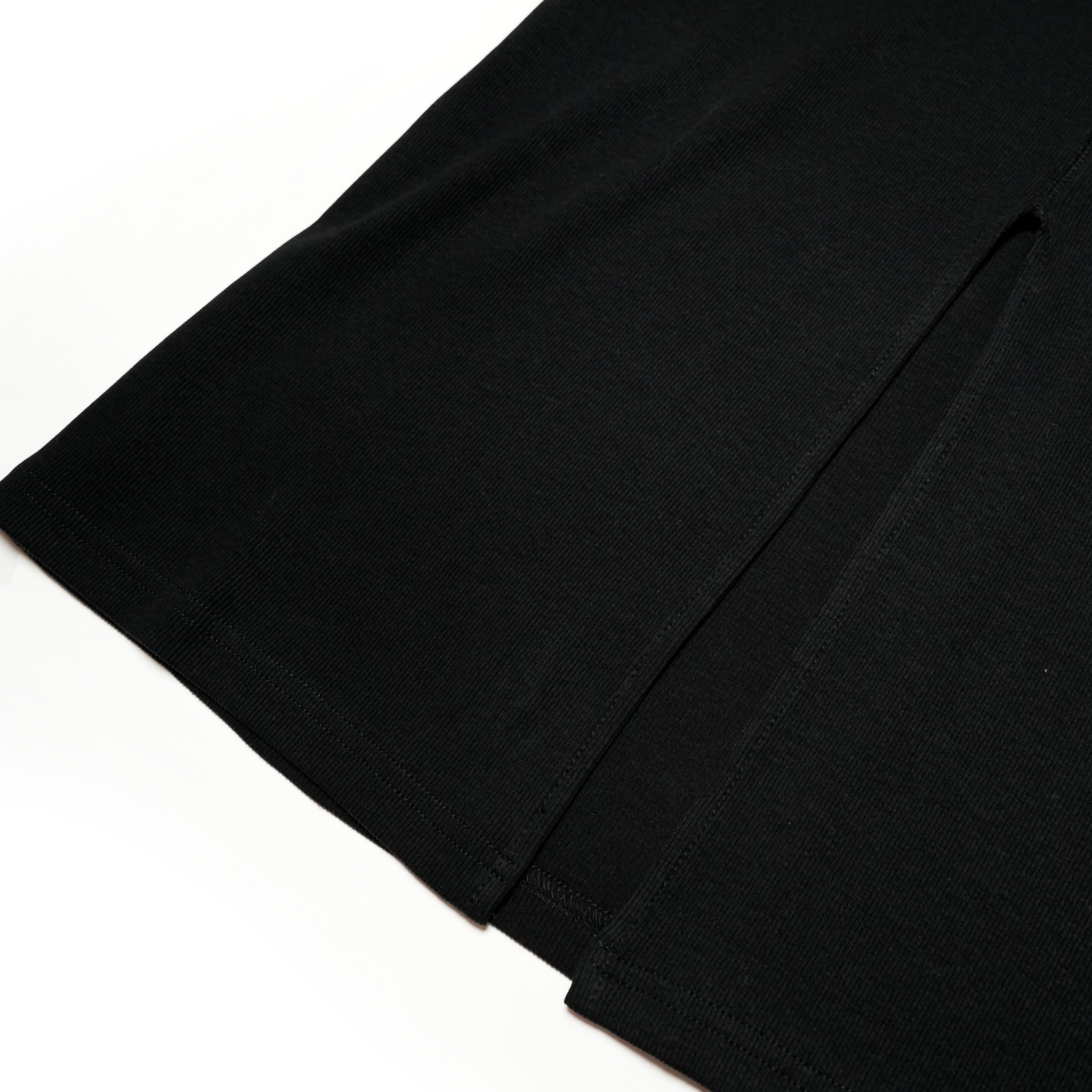 Stretch RIB Art Dress – Black | AMBERGLEAM