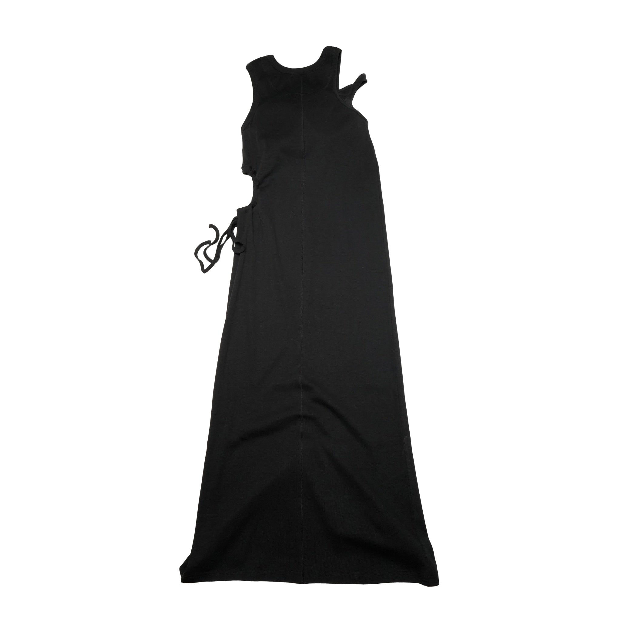 Stretch RIB Art Dress – Black | AMBERGLEAM