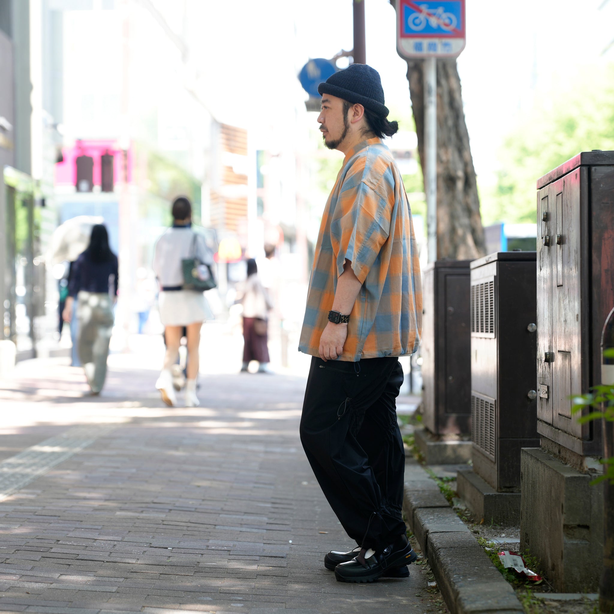 LIPMOA – Orange Check | KELEN MEN
