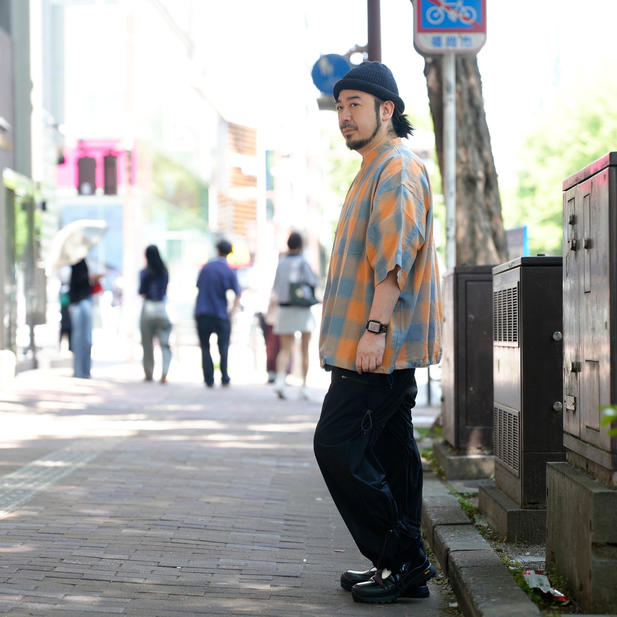 LIPMOA – Orange Check | KELEN MEN