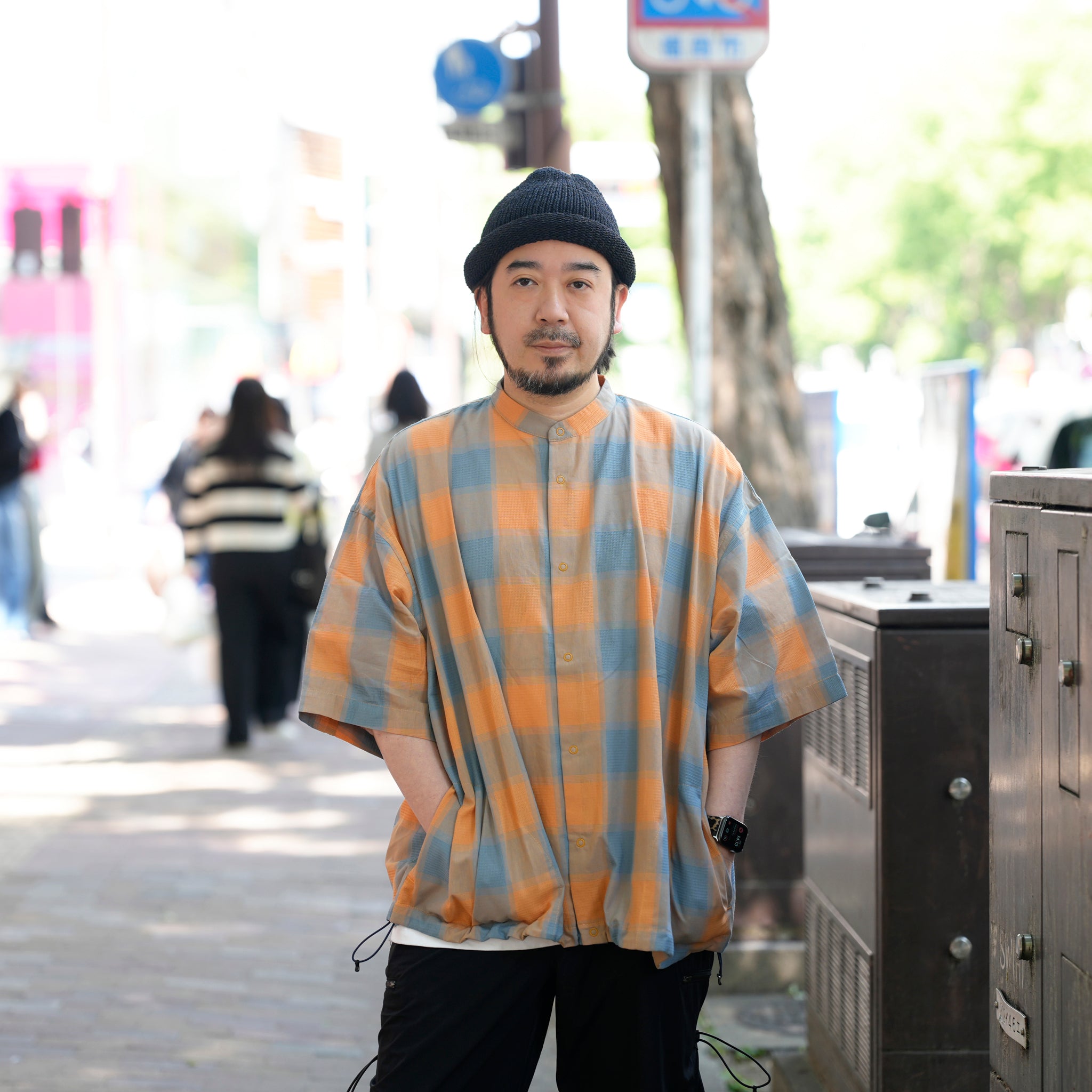 LIPMOA – Orange Check | KELEN MEN