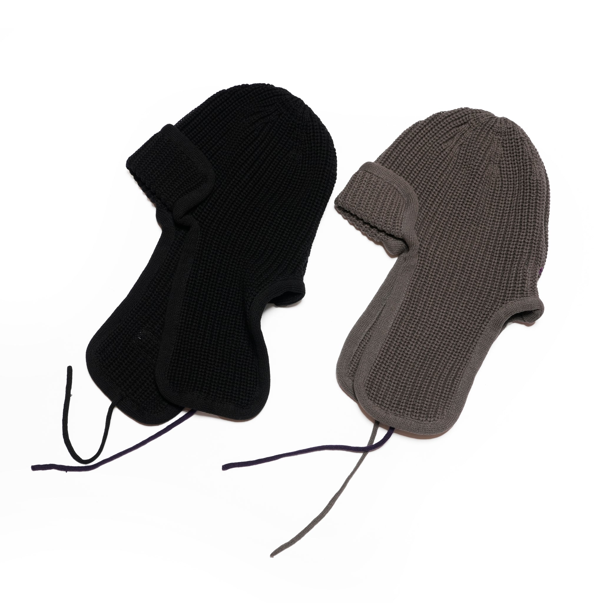 RABBIT EAR KNIT CAP | Color:Black/Gray【VIRGOwearworks_ヴァルゴウェアワークス】VG-CB-145
