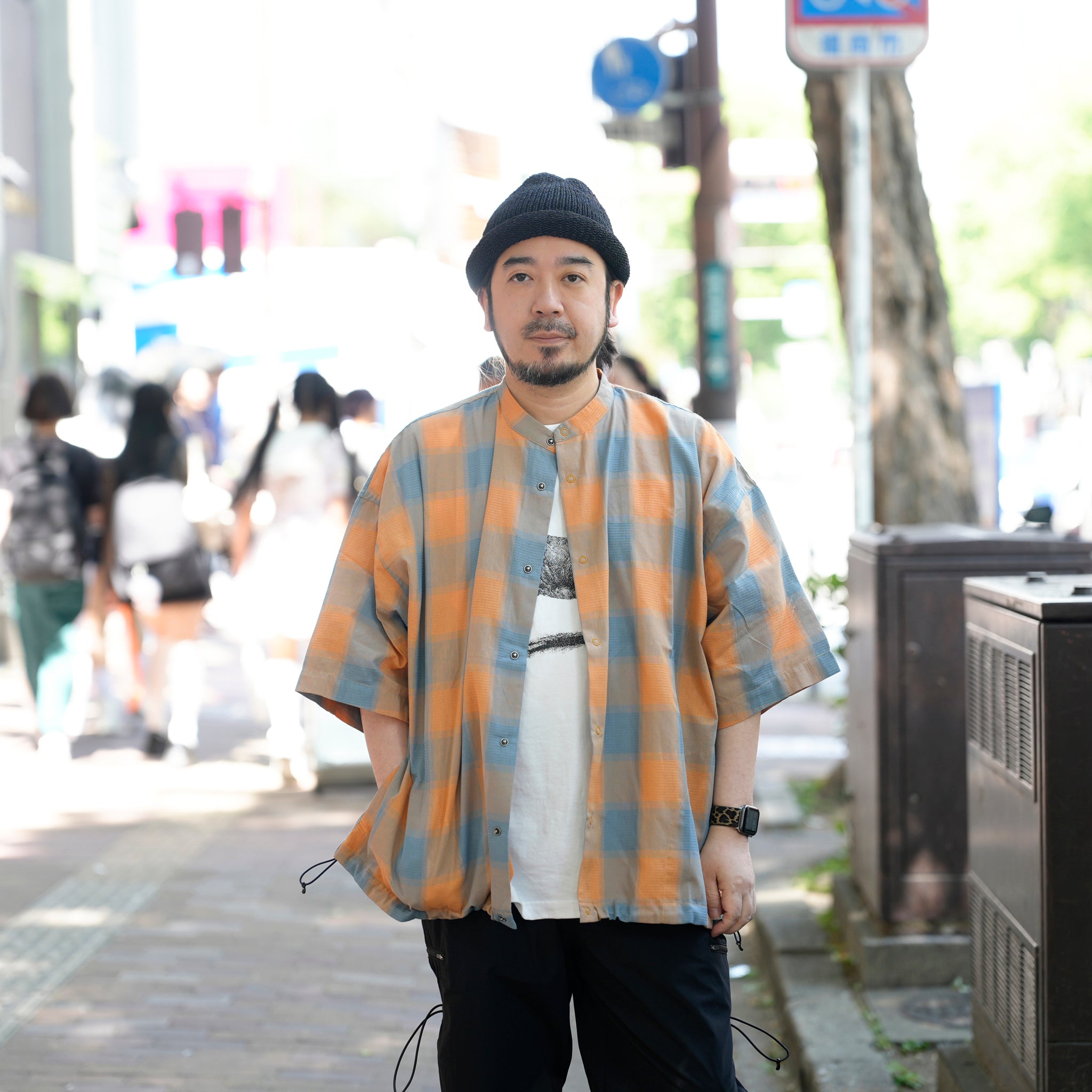 LIPMOA – Orange Check | KELEN MEN