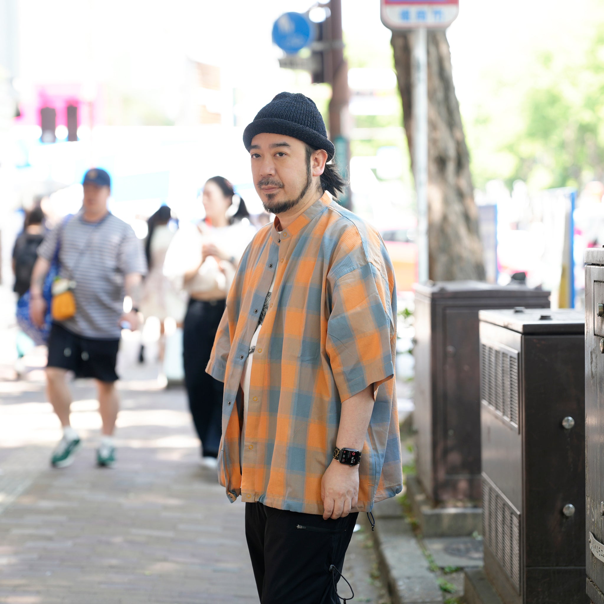 LIPMOA – Orange Check | KELEN MEN