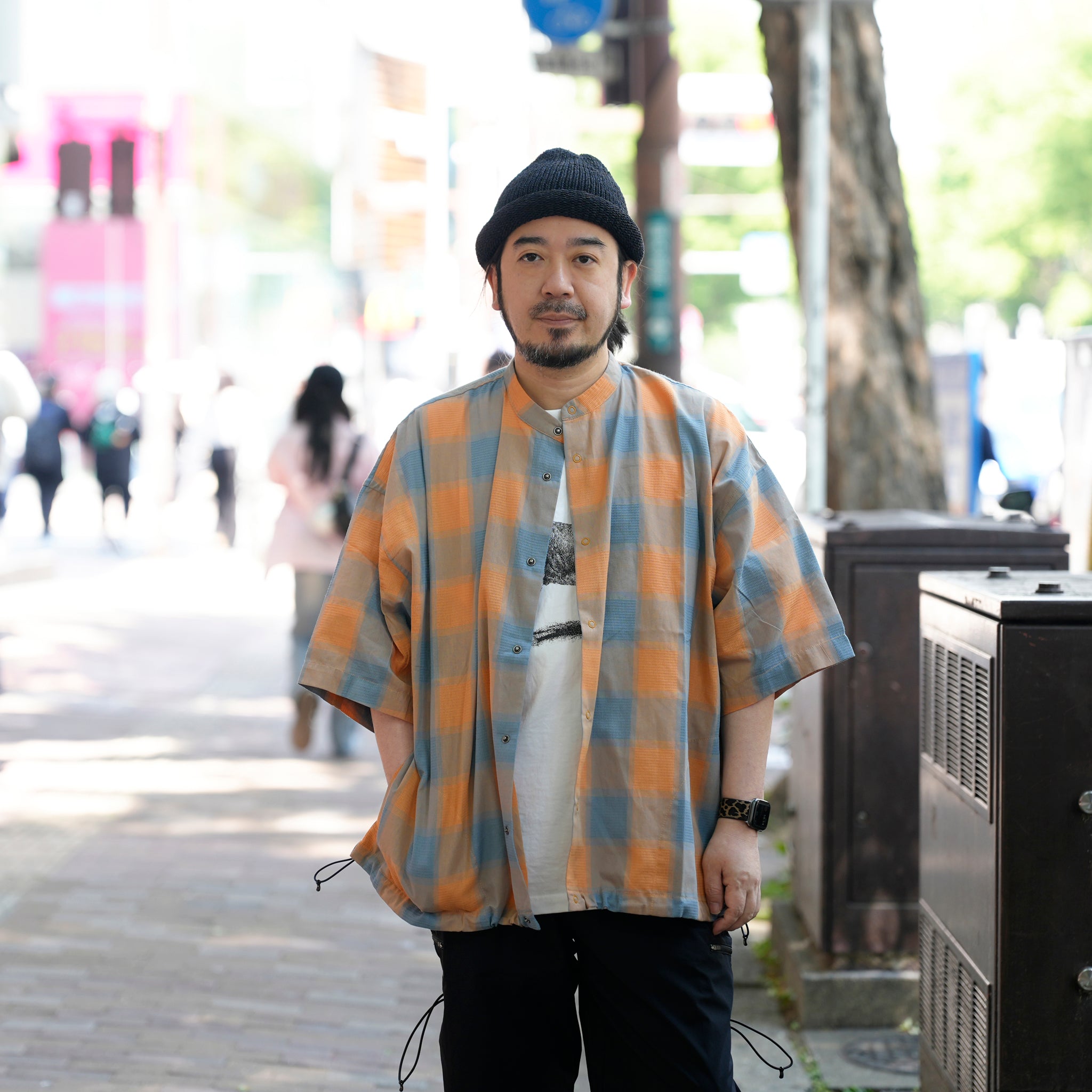 LIPMOA – Orange Check | KELEN MEN