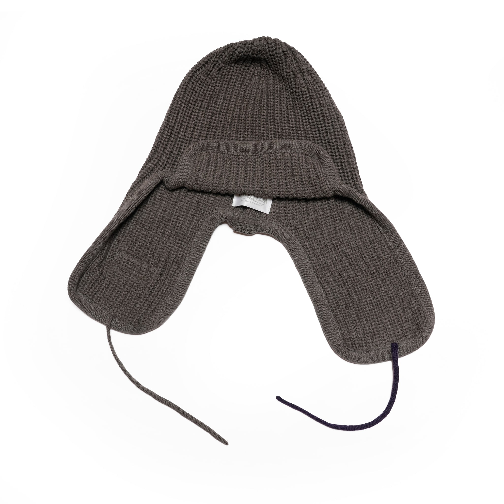 RABBIT EAR KNIT CAP | Color:Black/Gray【VIRGOwearworks_ヴァルゴウェアワークス】VG-CB-145