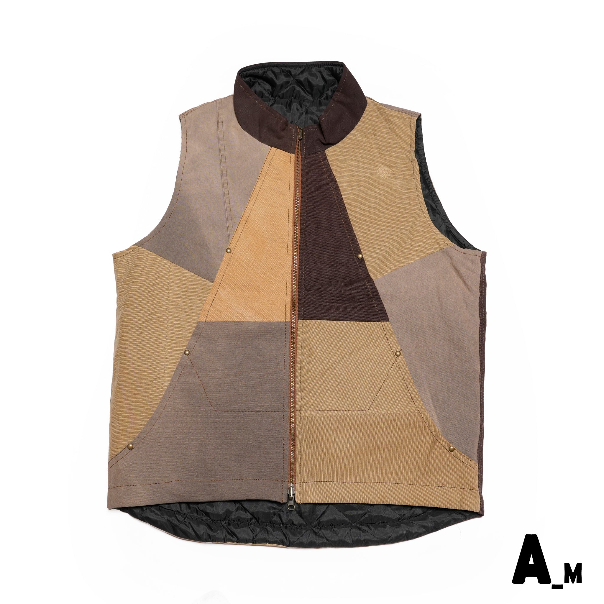 FACTORY VEST | Color_BROWN | No_RV0759702【NASNGWAM_ナスングワム】
