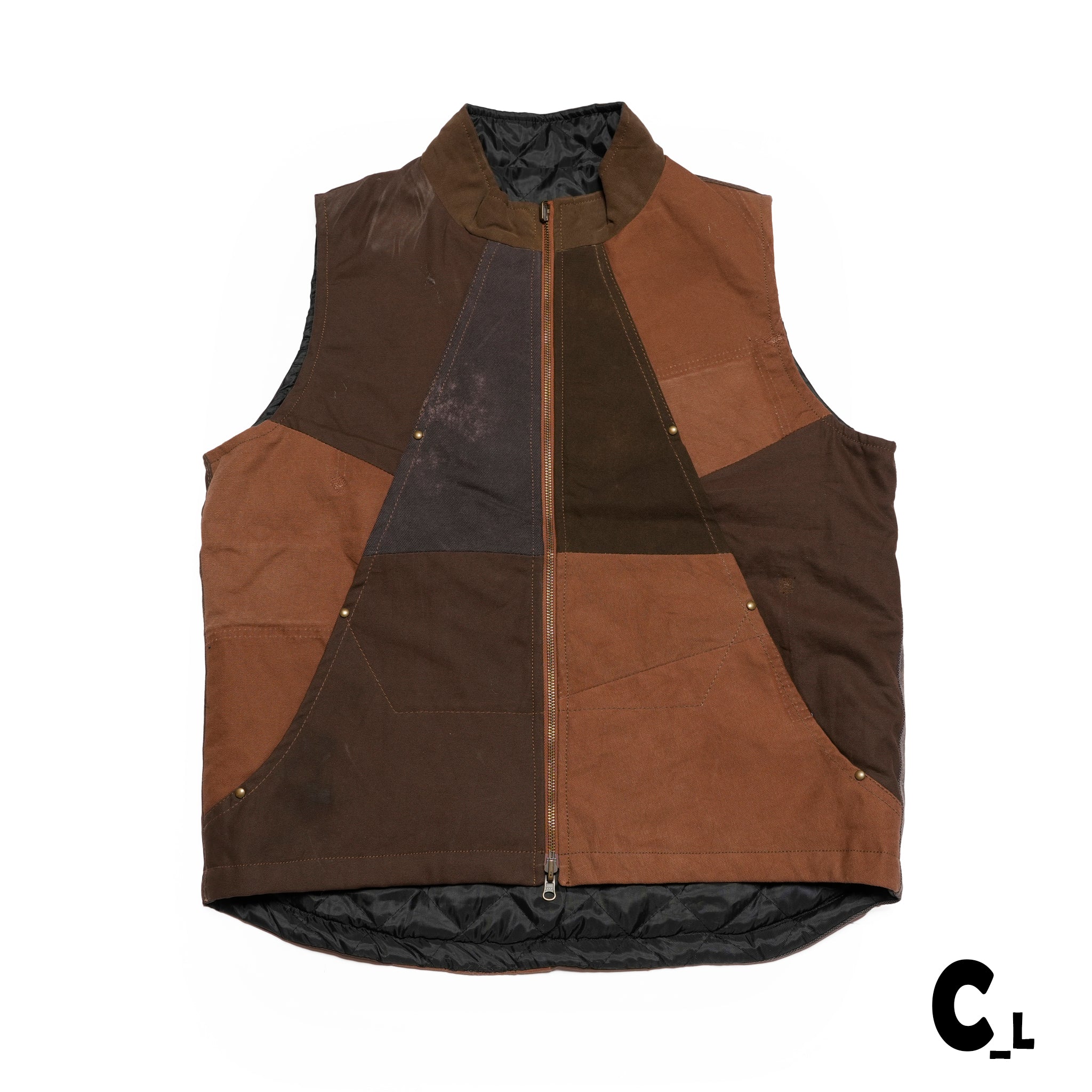 FACTORY VEST | Color_BROWN | No_RV0759702【NASNGWAM_ナスングワム】