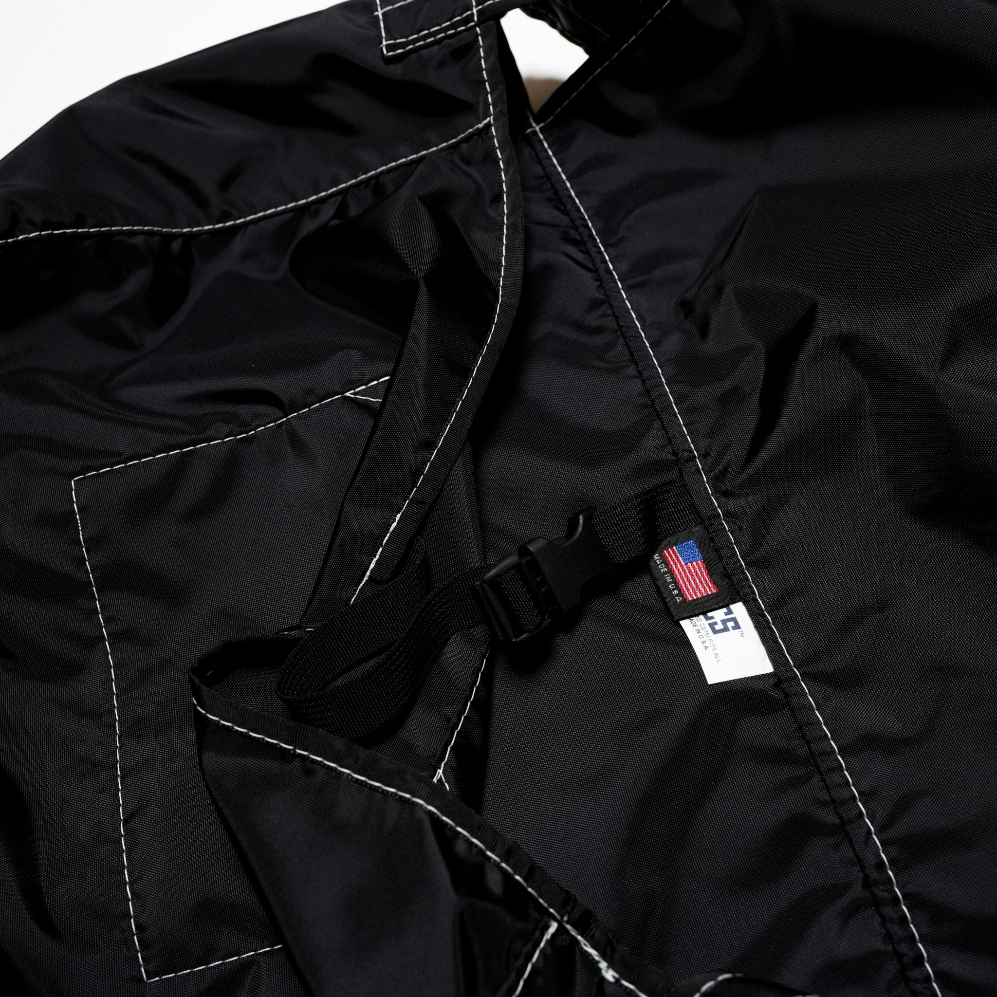 CSTM BAG-03 | Name*Nylon Newspaper | Color:Black【SMOKE T ONE】【CS_One Cstm Fits All Made In USA】【archive】