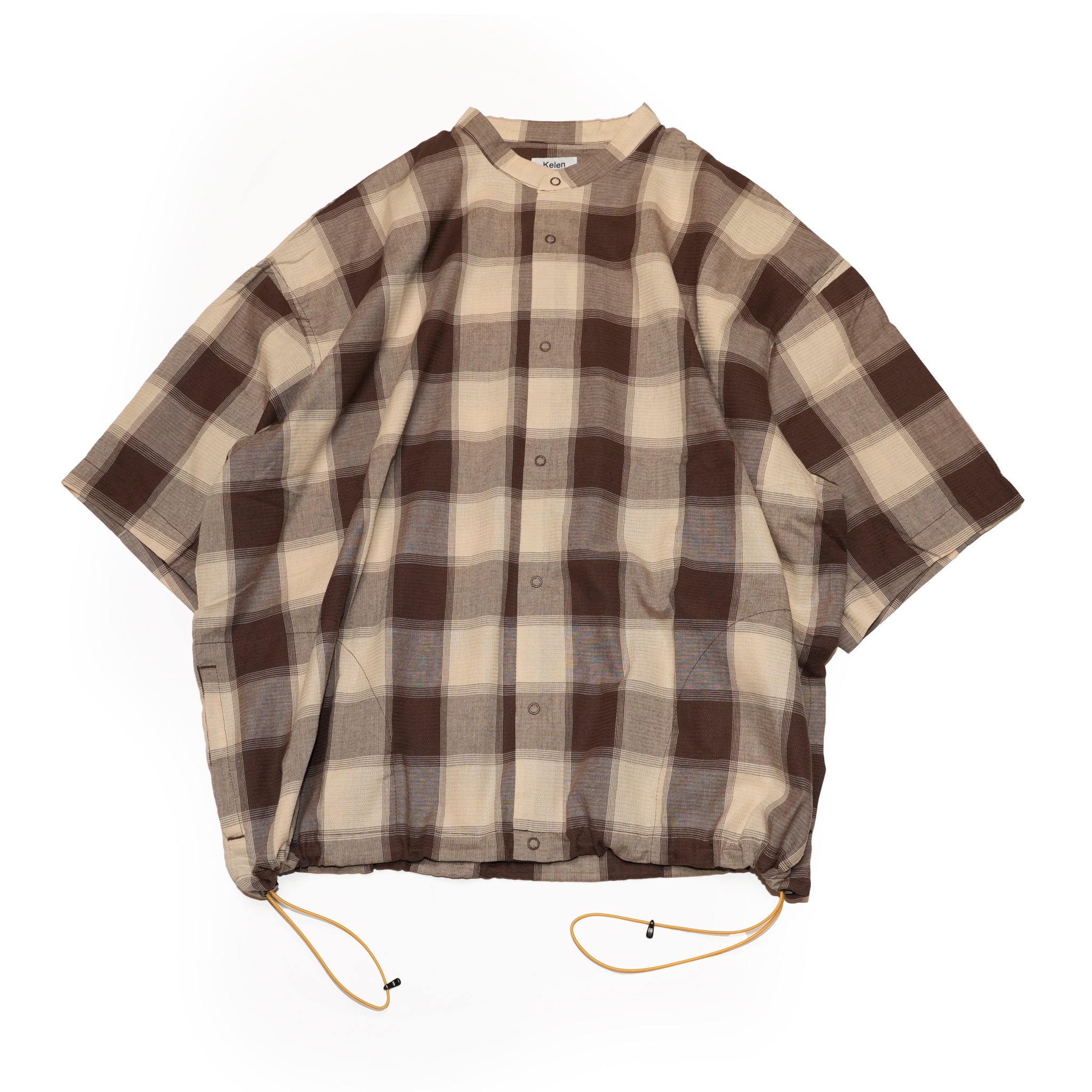 LIPMOA | Color_Brown Check | No_klm25ssh1136_brche【KELEN MEN_ケレン】