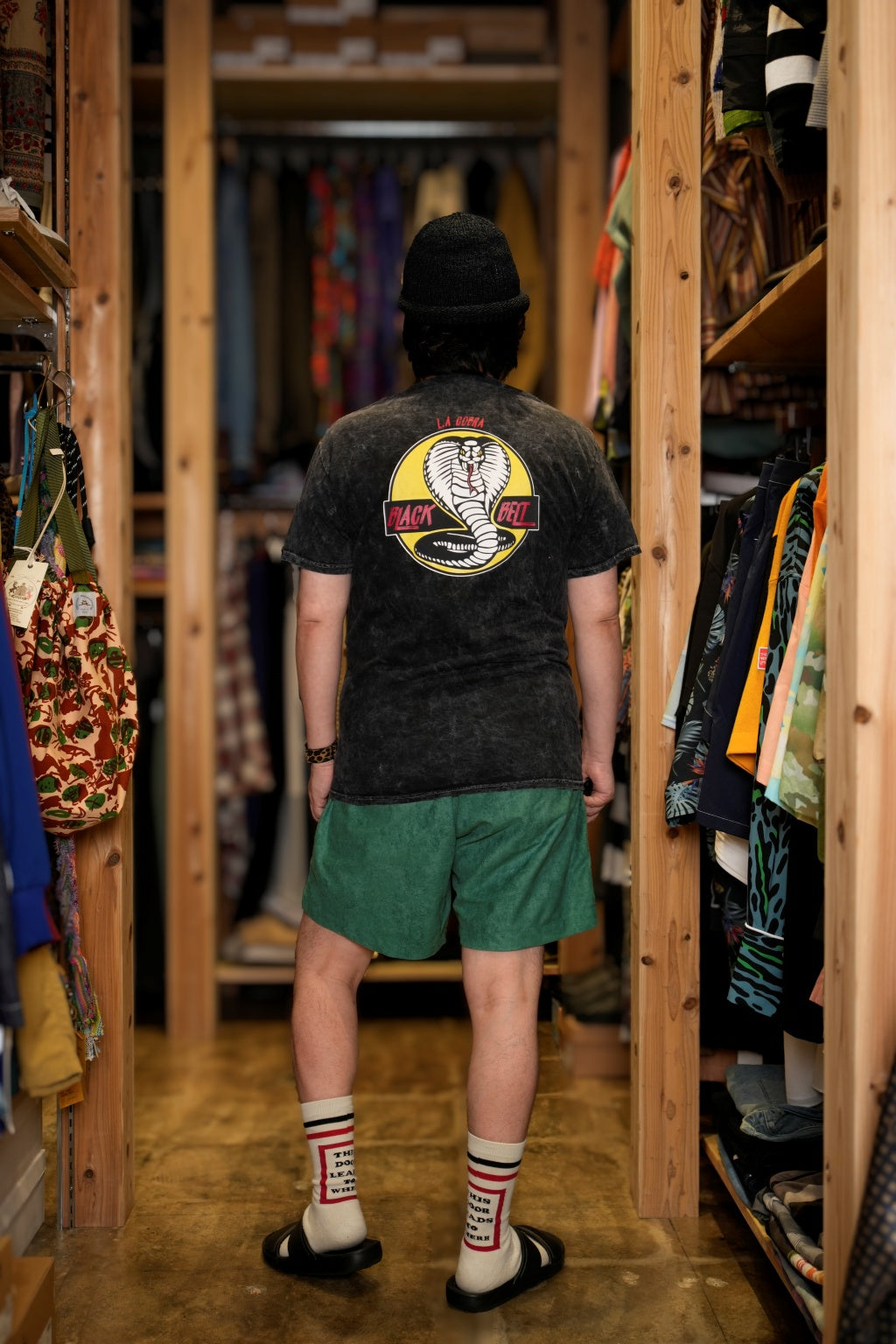 TL24S01400 | LA COBRA CHEMICAL TEE | Color:Black【THRIFTY LOOK_スリフティールック】【ネコポス選択可能】