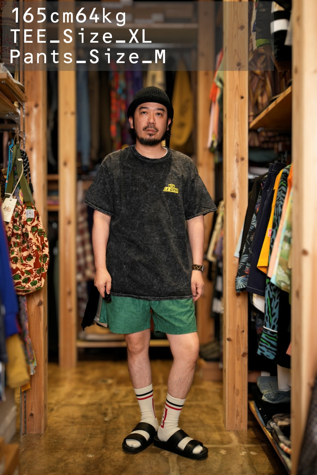 TL24S01400 | LA COBRA CHEMICAL TEE | Color:Black【THRIFTY LOOK_スリフティールック】【ネコポス選択可能】