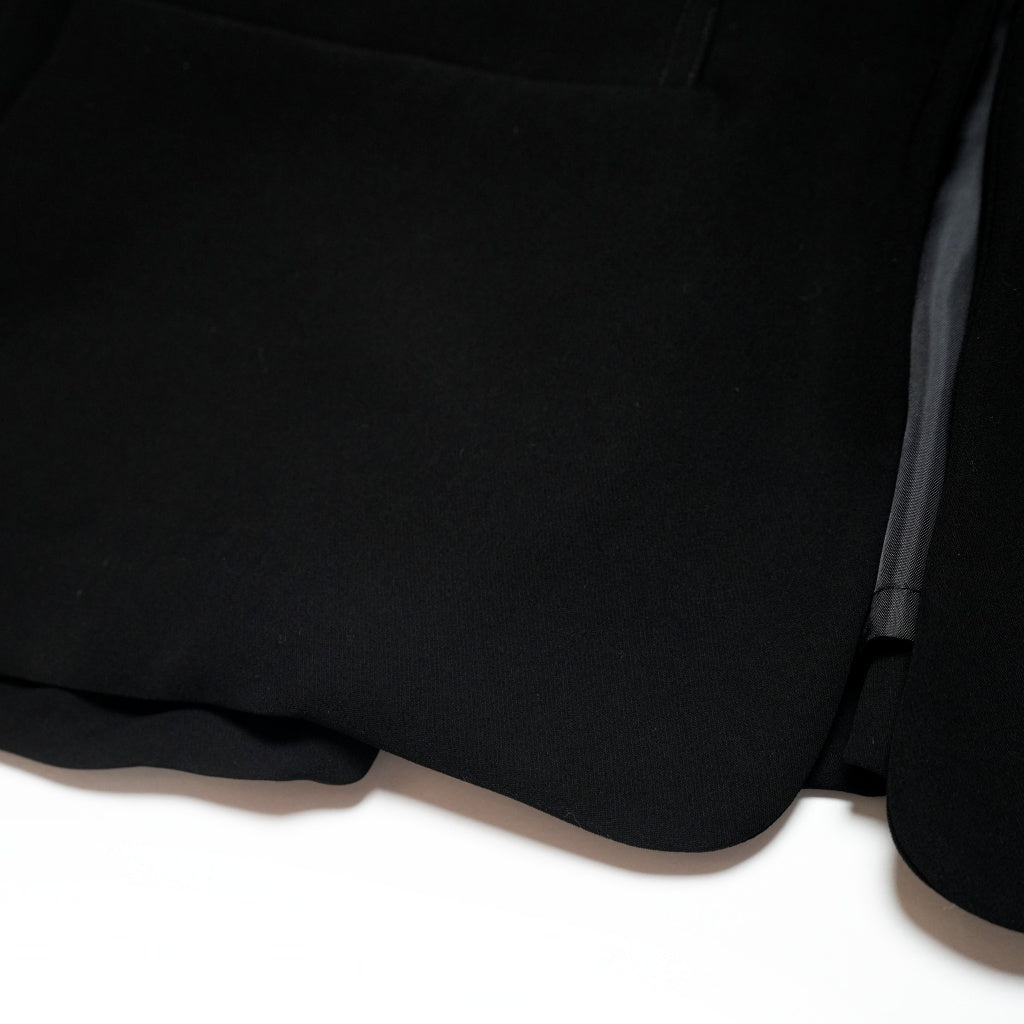 SLIT SLEEVE JACKET – BLACK | WHYTO