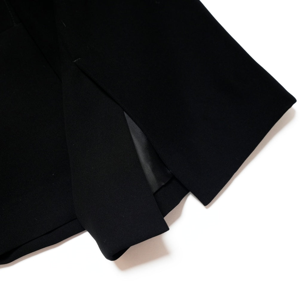 SLIT SLEEVE JACKET – BLACK | WHYTO