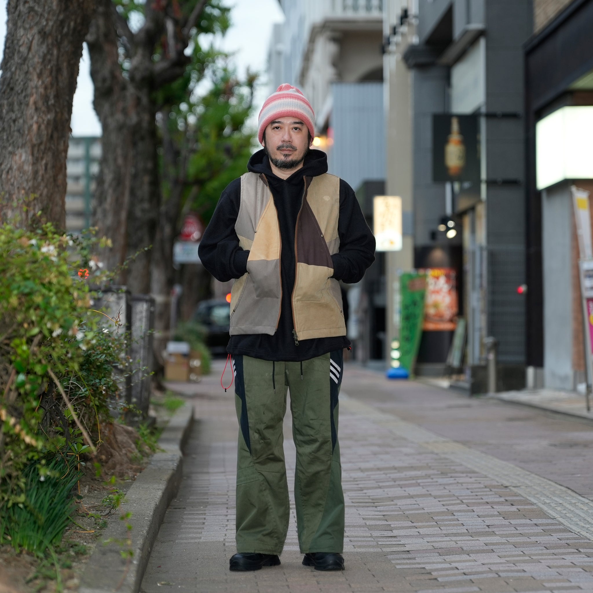 FACTORY VEST | Color_BROWN | No_RV0759702【NASNGWAM_ナスングワム】
