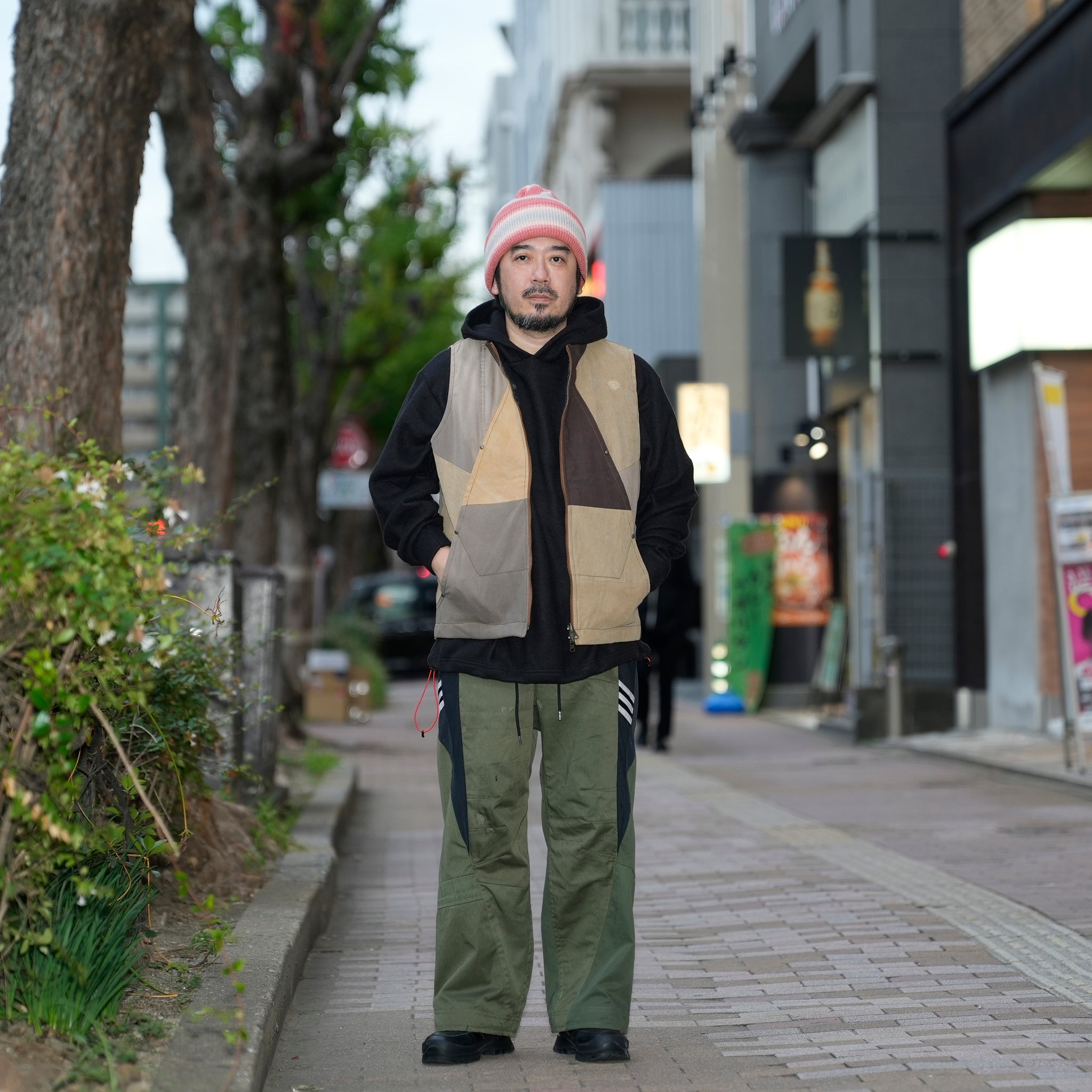 FACTORY VEST | Color_BROWN | No_RV0759702【NASNGWAM_ナスングワム】
