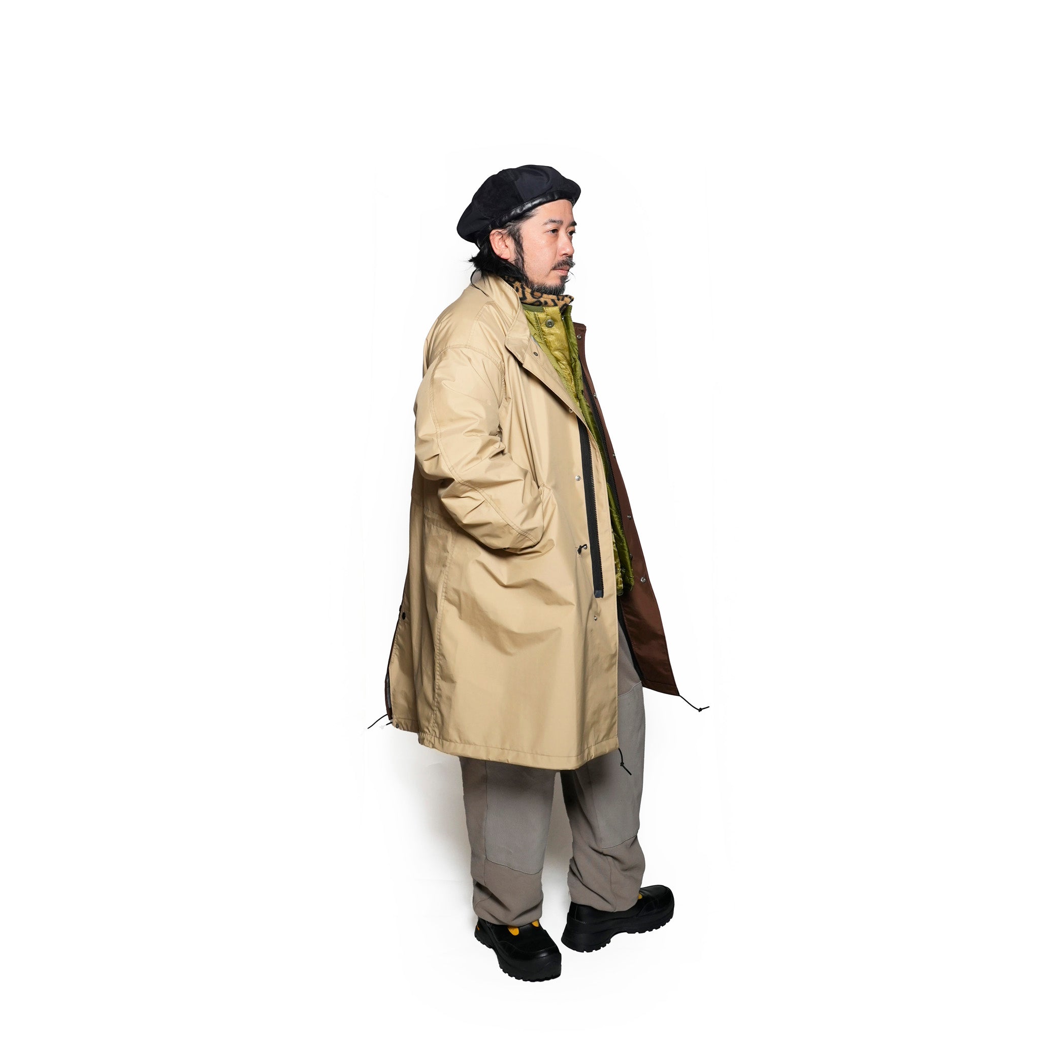 PH24FW-006_Brown/Beige | P.H. M. MOD’S COAT | Color:Brown/Beige【POWDERHORN MOUNTAINEERING_パウダーホーンマウンテニアリング】