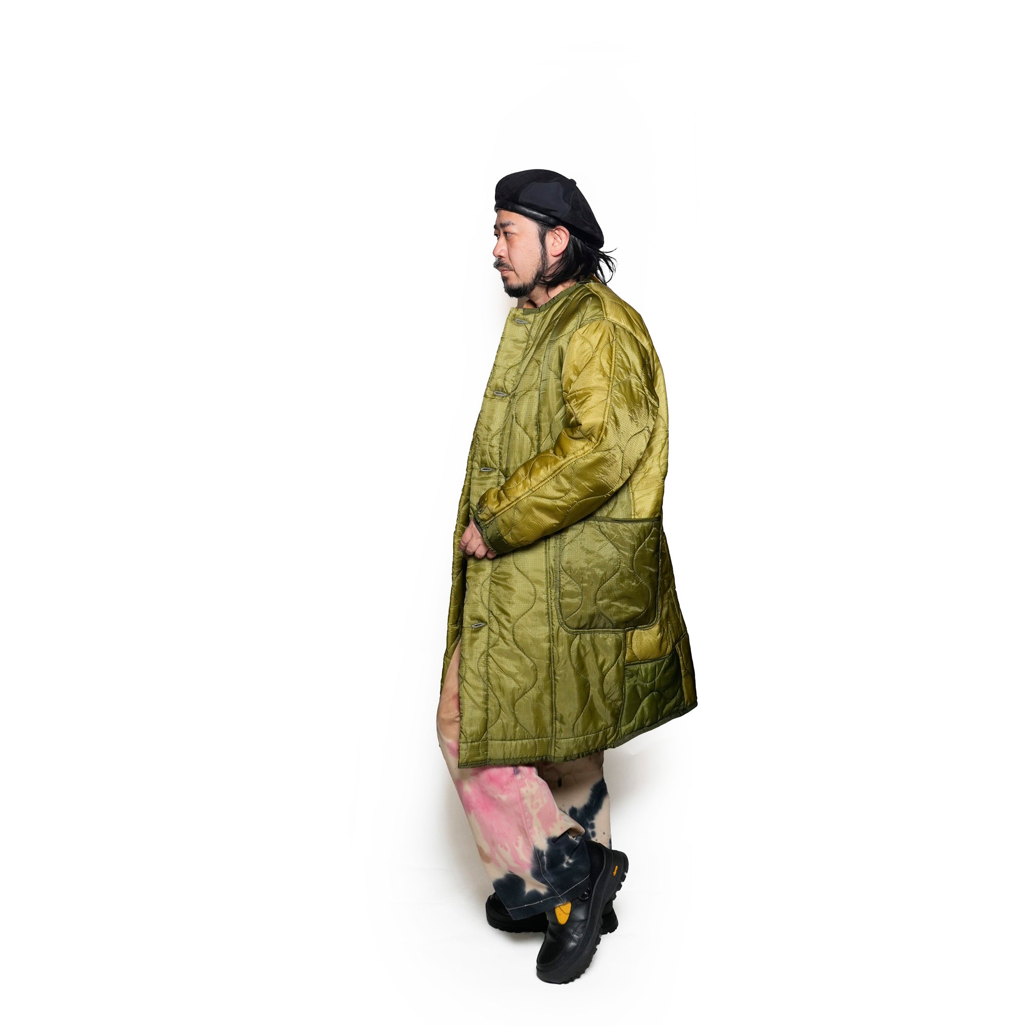 odd22fw07 | Quilting Coat | Color:Olive【ODDMENT_オッドメント】