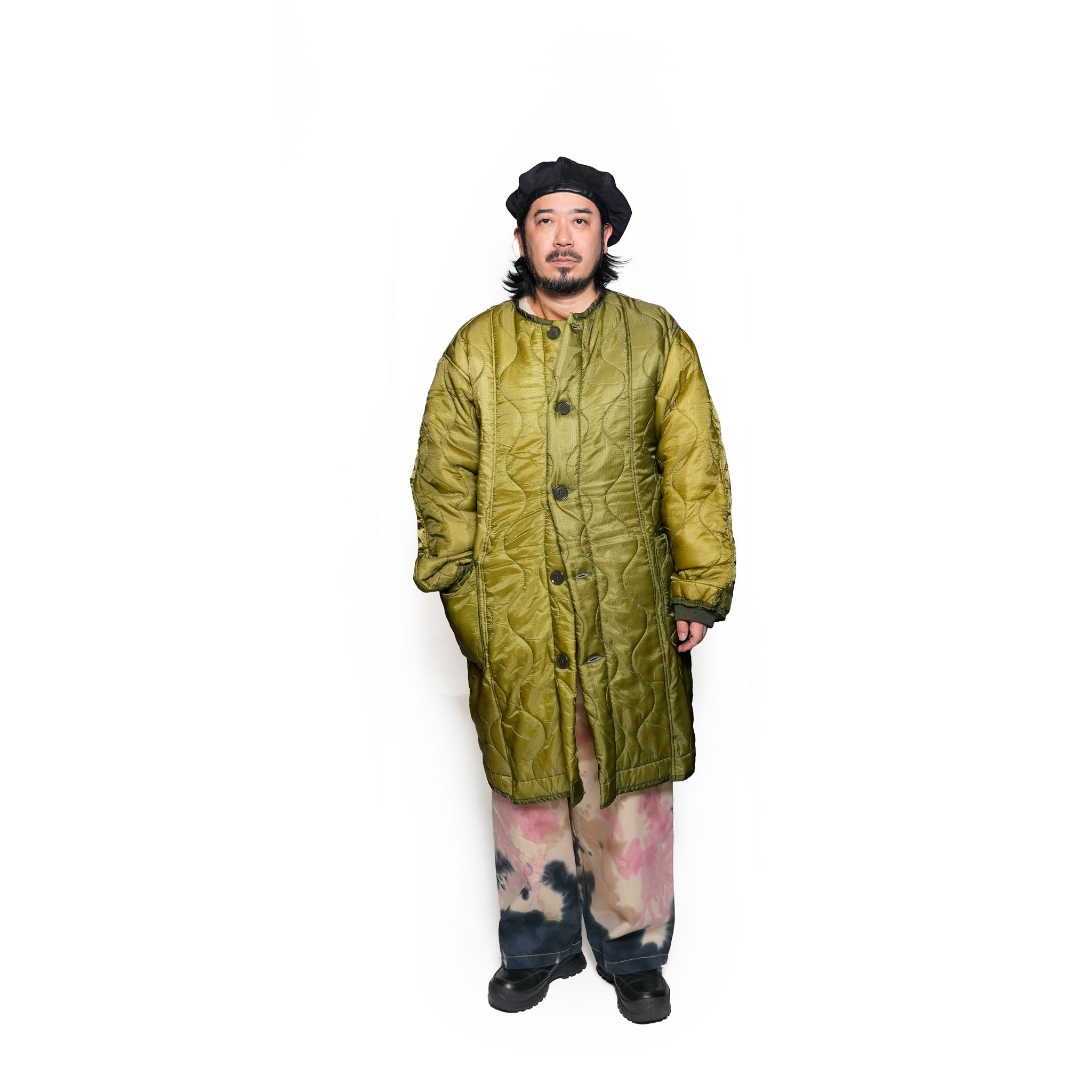 odd22fw07 | Quilting Coat | Color:Olive【ODDMENT_オッドメント】