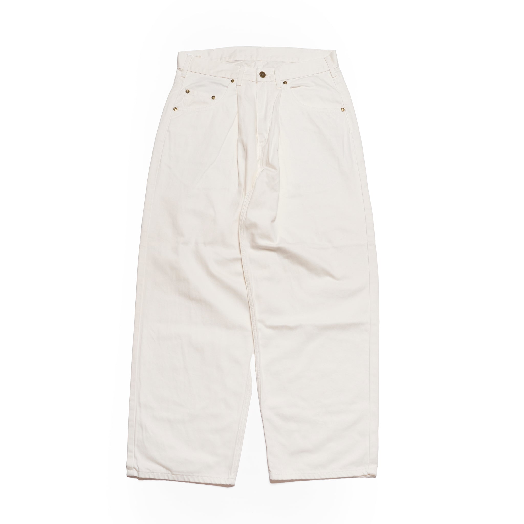 DENIM BAGGY PANTS | Color_#07 White | No_gh5s013d_#07 white【GUNG HO_ガンホー】