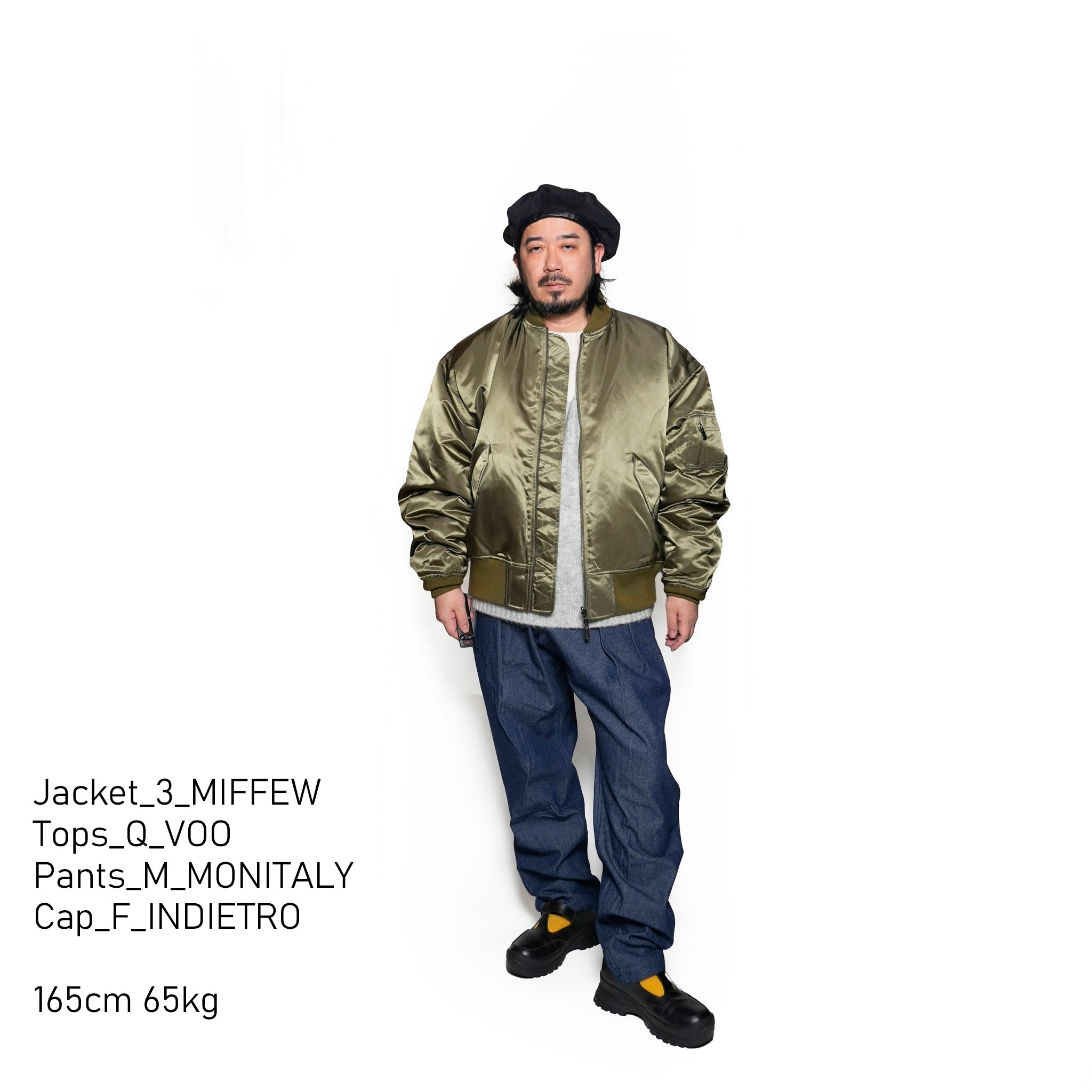 FEW24WJK5221_KHAKI | FLIGHT DOWN JACKET | Color:Khaki【MIFFEW_ミフュー】【archive】