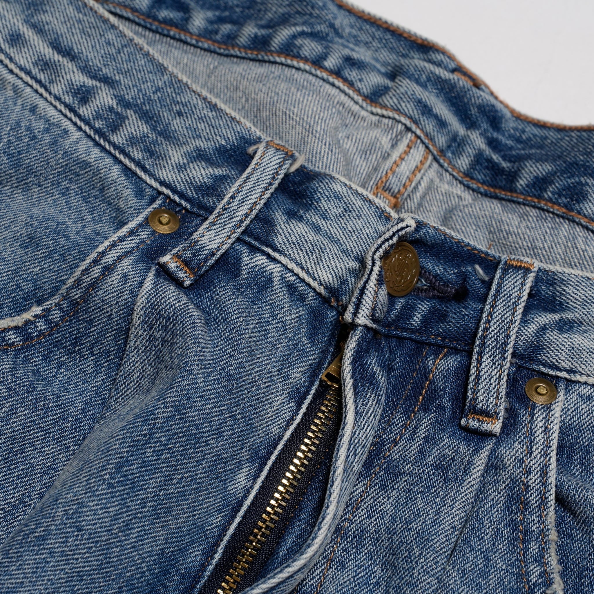 DENIM BAGGY PANTS | Color_#15 BlueStone | No_gh5s013d_#15 bluestone【GUNG HO_ガンホー】