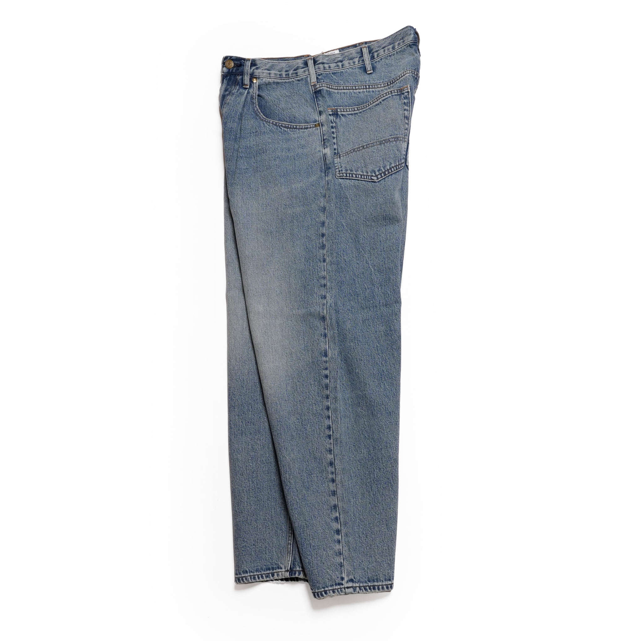 DENIM BAGGY PANTS | Color_#15 BlueStone | No_gh5s013d_#15 bluestone【GUNG HO_ガンホー】
