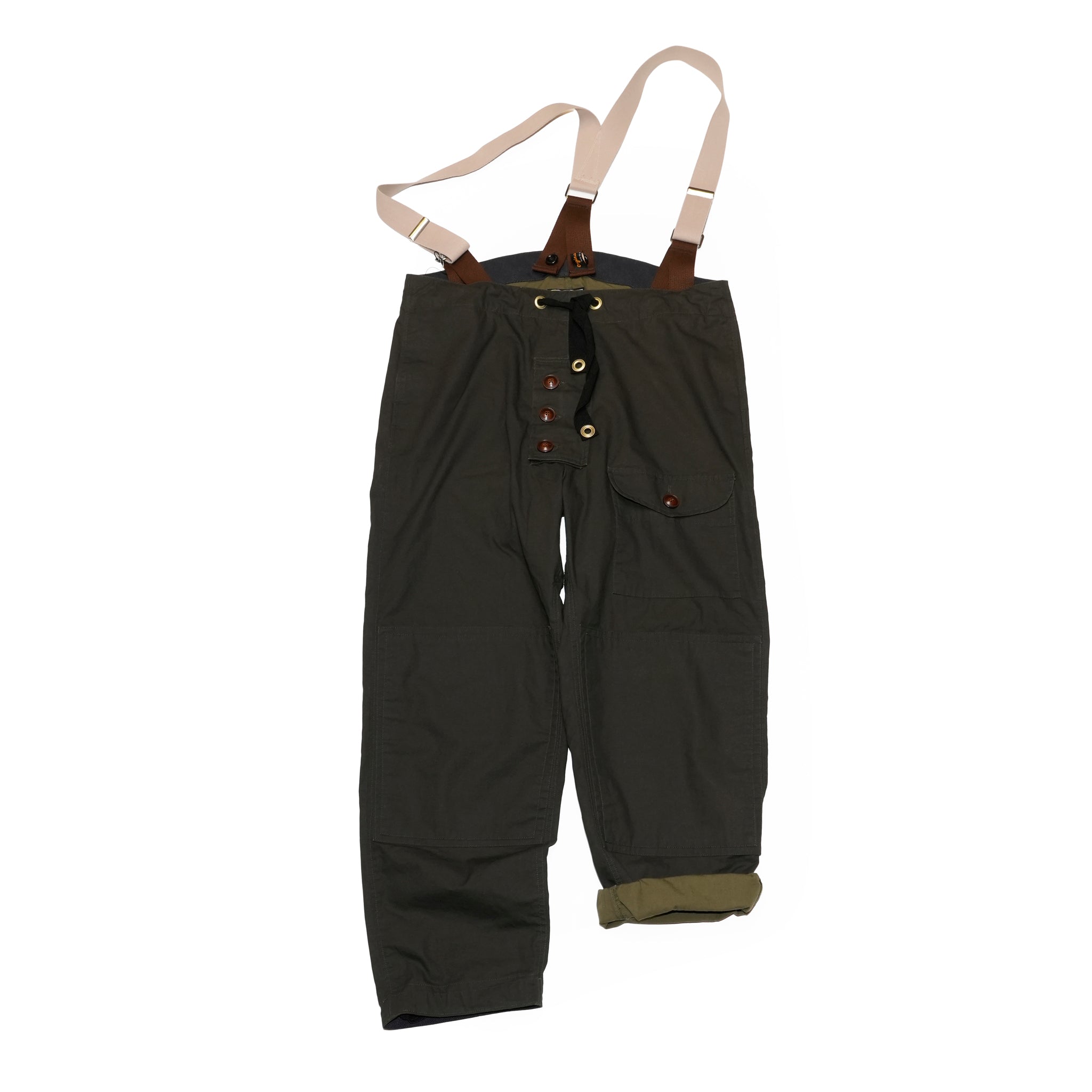 WAX-ish ROYAL NAVY TROUSERS | Color_Olive | No_25-3-PT02【ORIGINAL JOHN_オリジナルジョン】【入荷予定アイテム・入荷連絡可能】