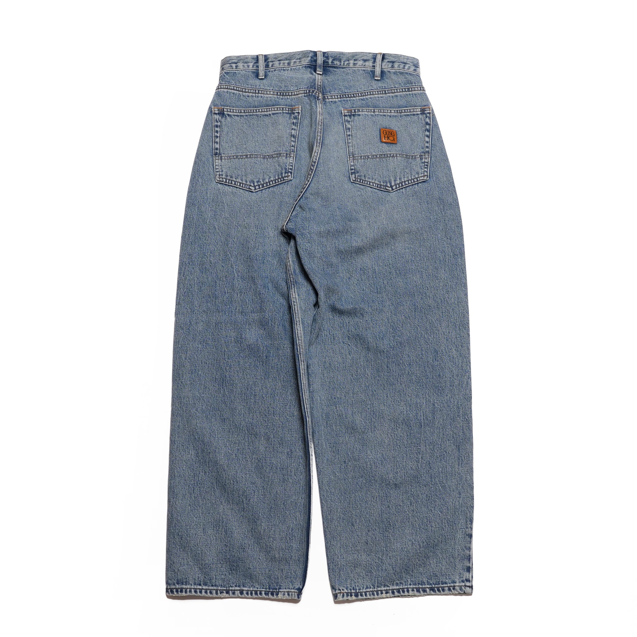 DENIM BAGGY PANTS | Color_#15 BlueStone | No_gh5s013d_#15 bluestone【GUNG HO_ガンホー】