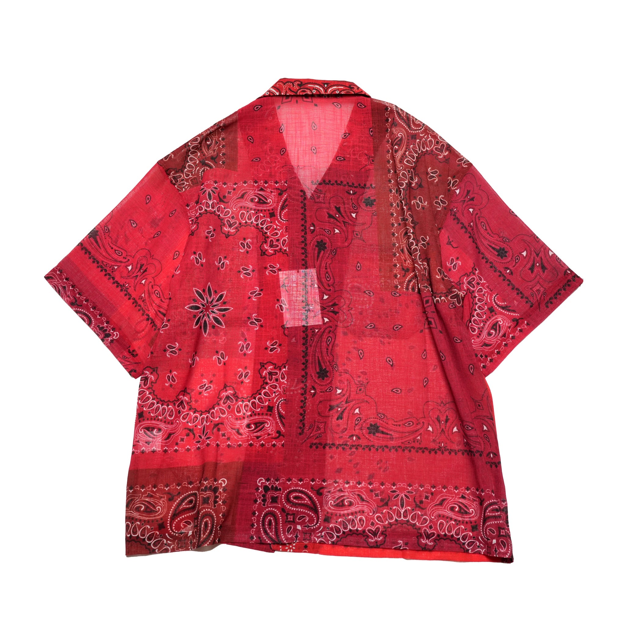 G62201_TR | BANDANA ALOHA SHIRTS-TR | COlor:Tomato Red【GORT_ゴート】【archive】