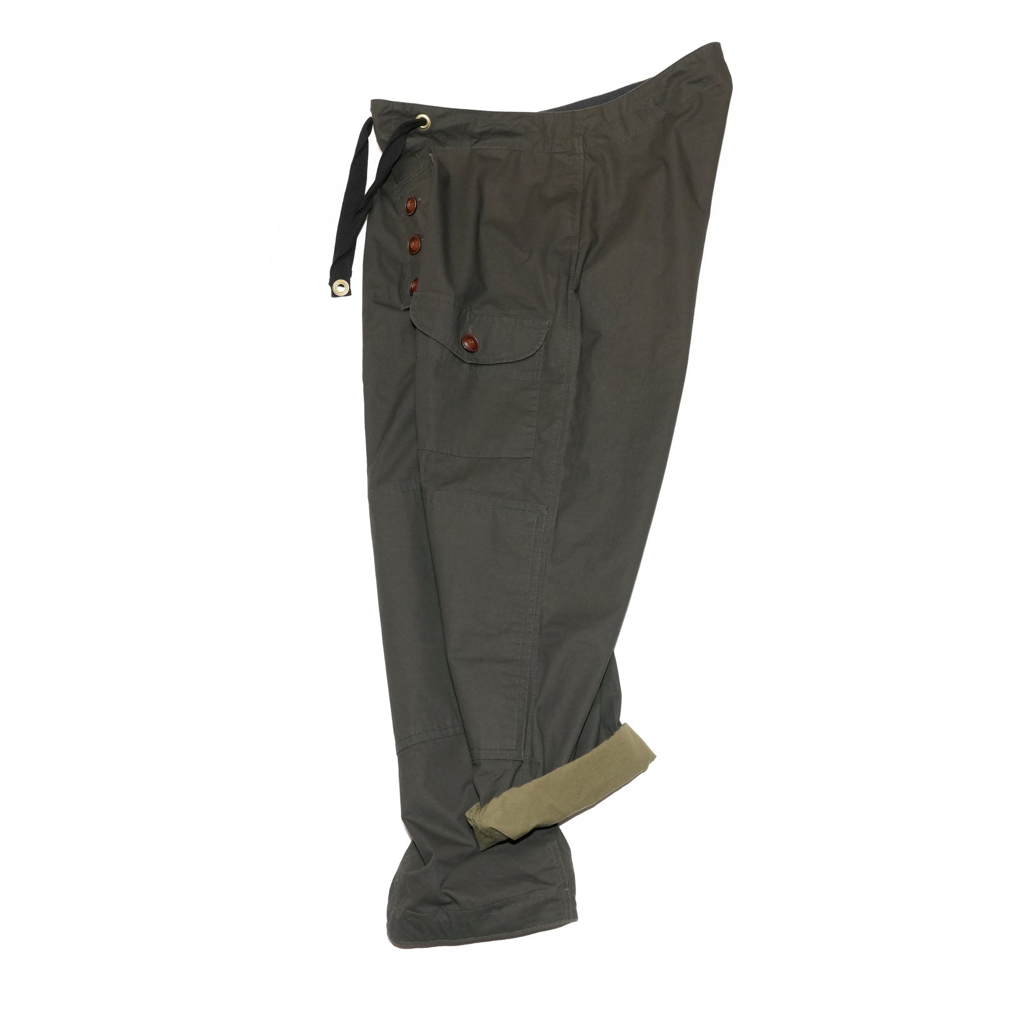 WAX-ish ROYAL NAVY TROUSERS | Color_Olive | No_25-3-PT02【ORIGINAL JOHN_オリジナルジョン】【入荷予定アイテム・入荷連絡可能】