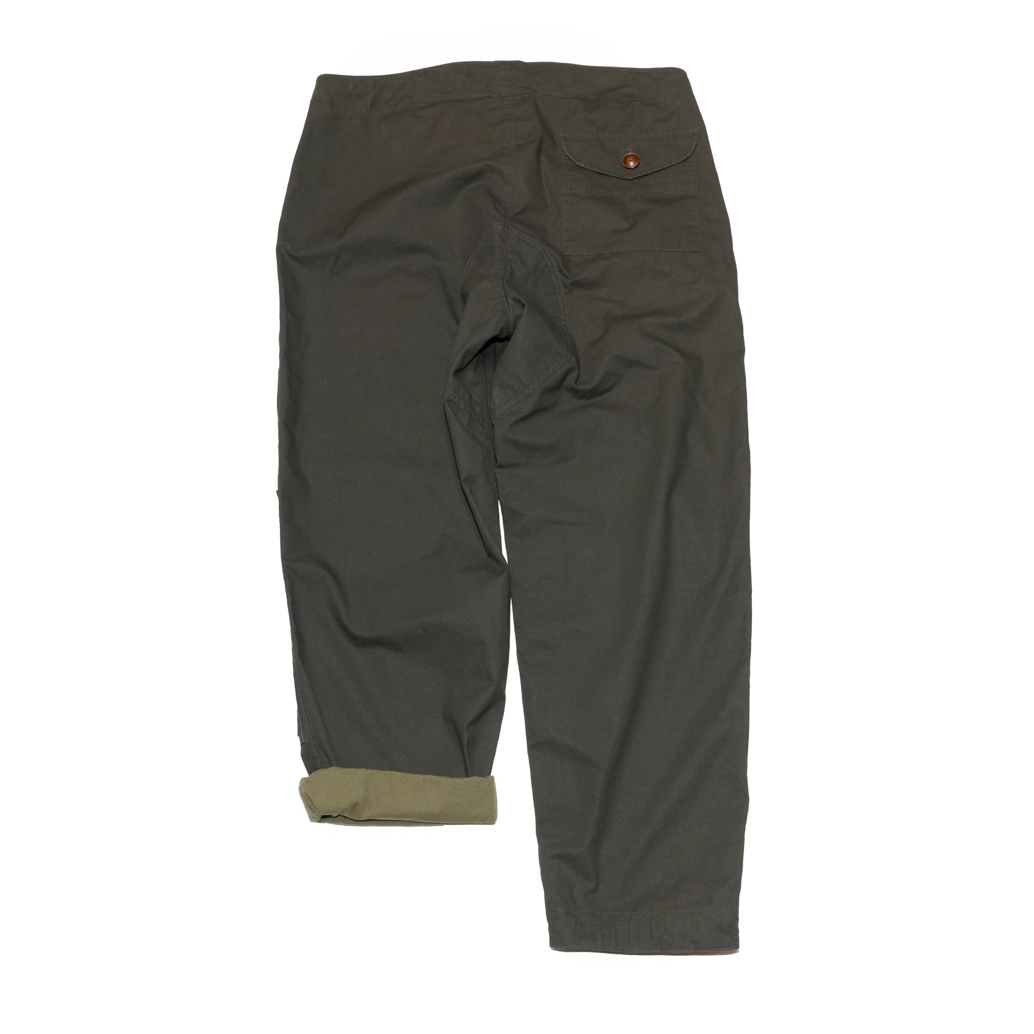 WAX-ish ROYAL NAVY TROUSERS | Color_Olive | No_25-3-PT02【ORIGINAL JOHN_オリジナルジョン】【入荷予定アイテム・入荷連絡可能】