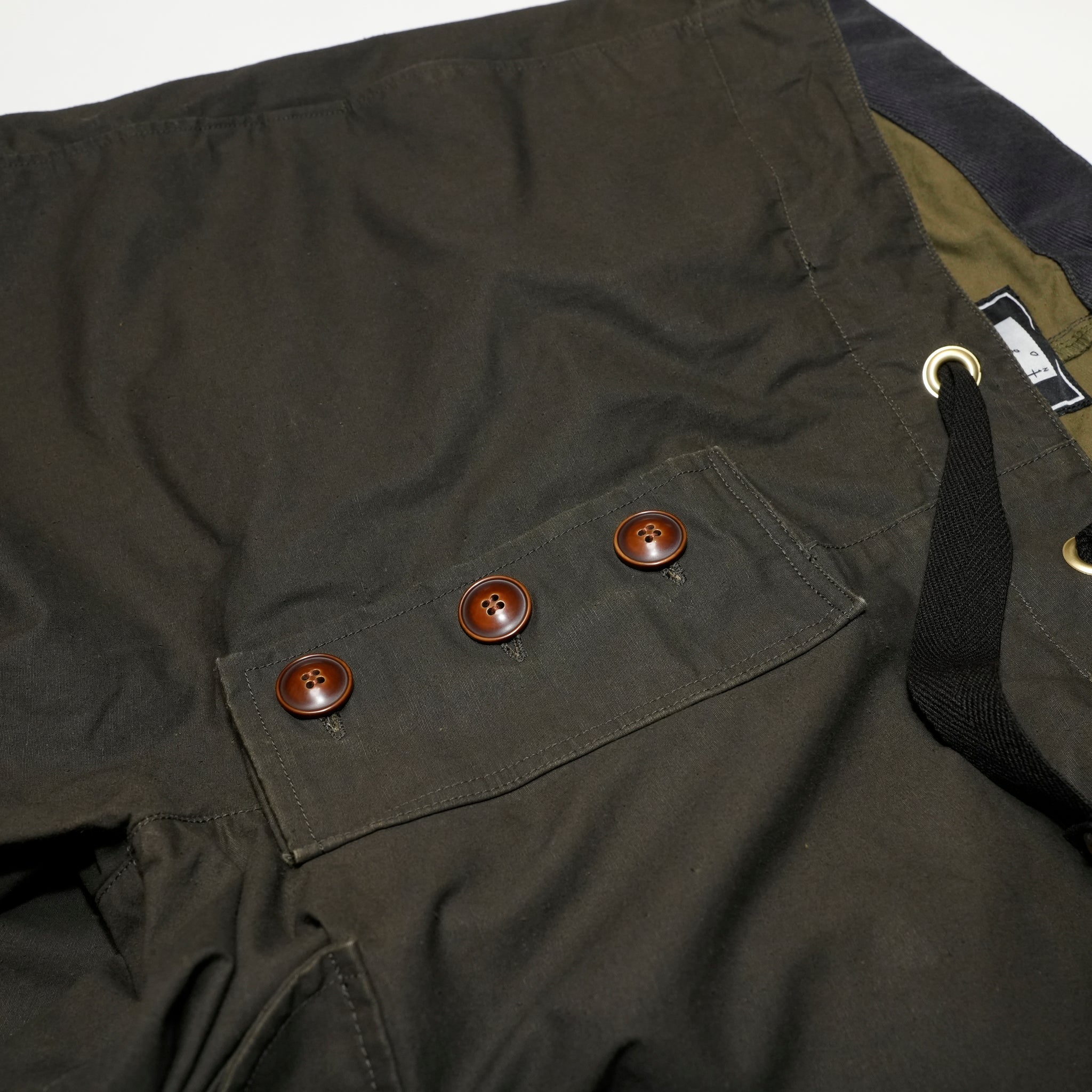 WAX-ish ROYAL NAVY TROUSERS | Color_Olive | No_25-3-PT02【ORIGINAL JOHN_オリジナルジョン】【入荷予定アイテム・入荷連絡可能】
