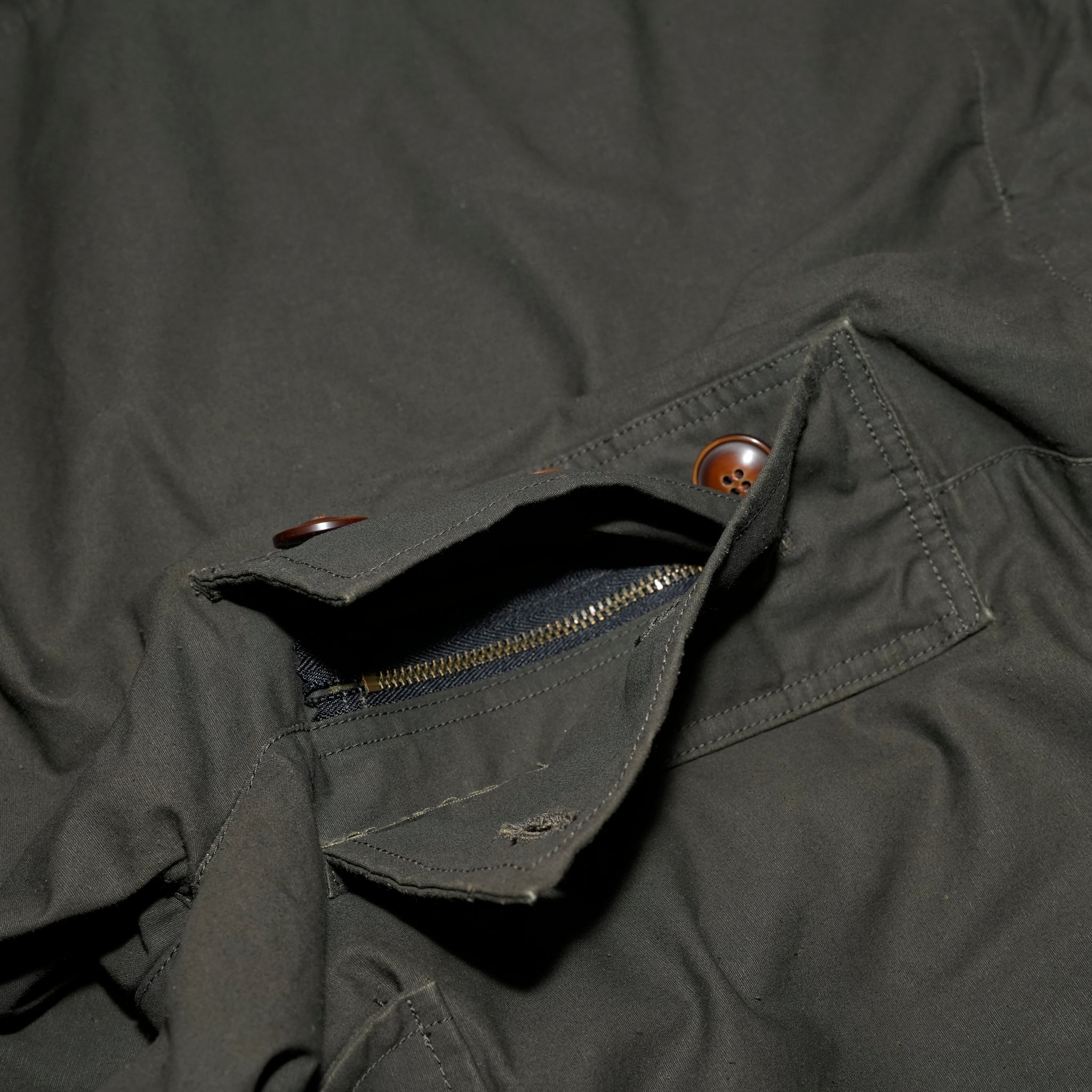 WAX-ish ROYAL NAVY TROUSERS | Color_Olive | No_25-3-PT02【ORIGINAL JOHN_オリジナルジョン】【入荷予定アイテム・入荷連絡可能】