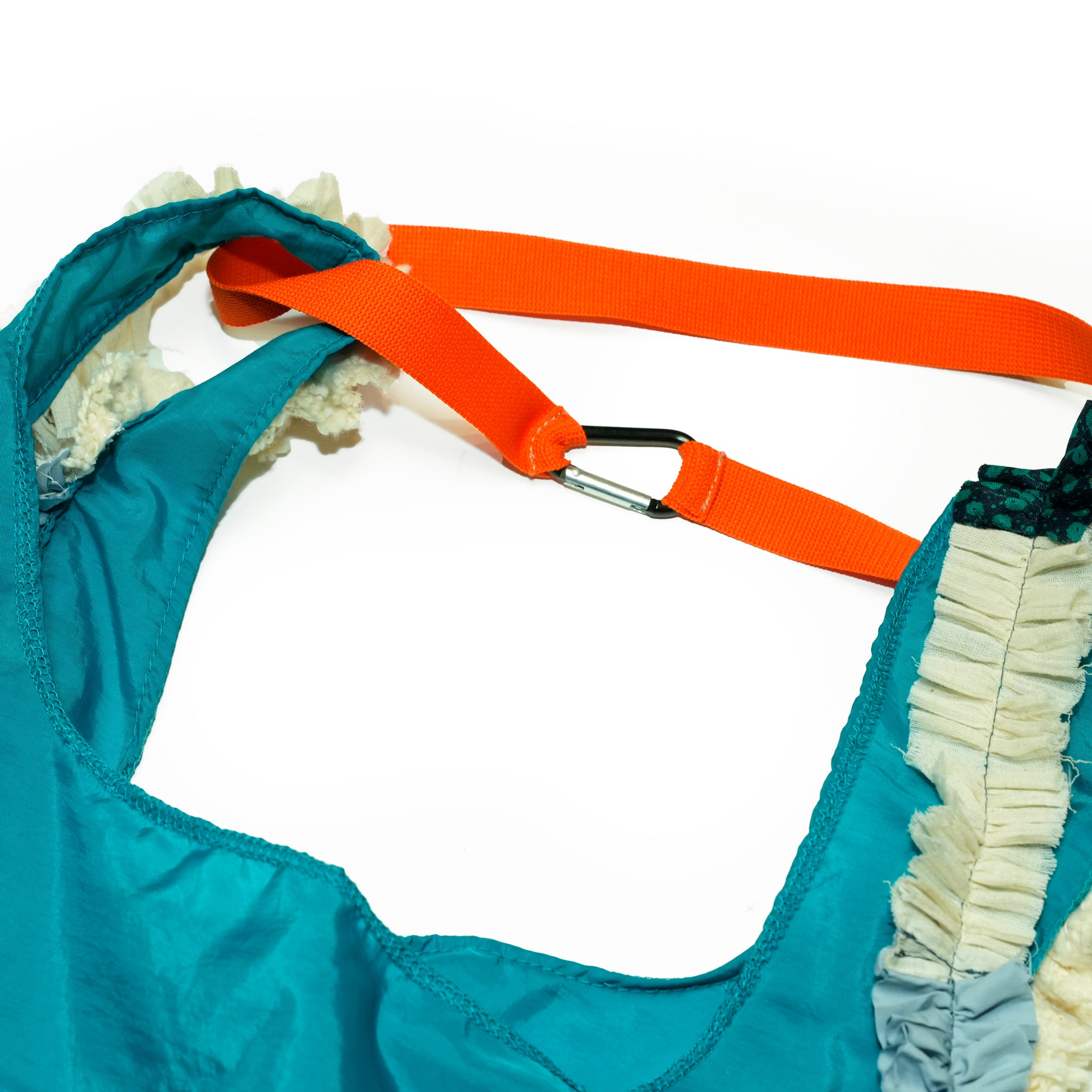 ナイロンフリルマルシェバック | Color_Sky/Lime | No_wg1114【REHERSALL_リハーズオール】