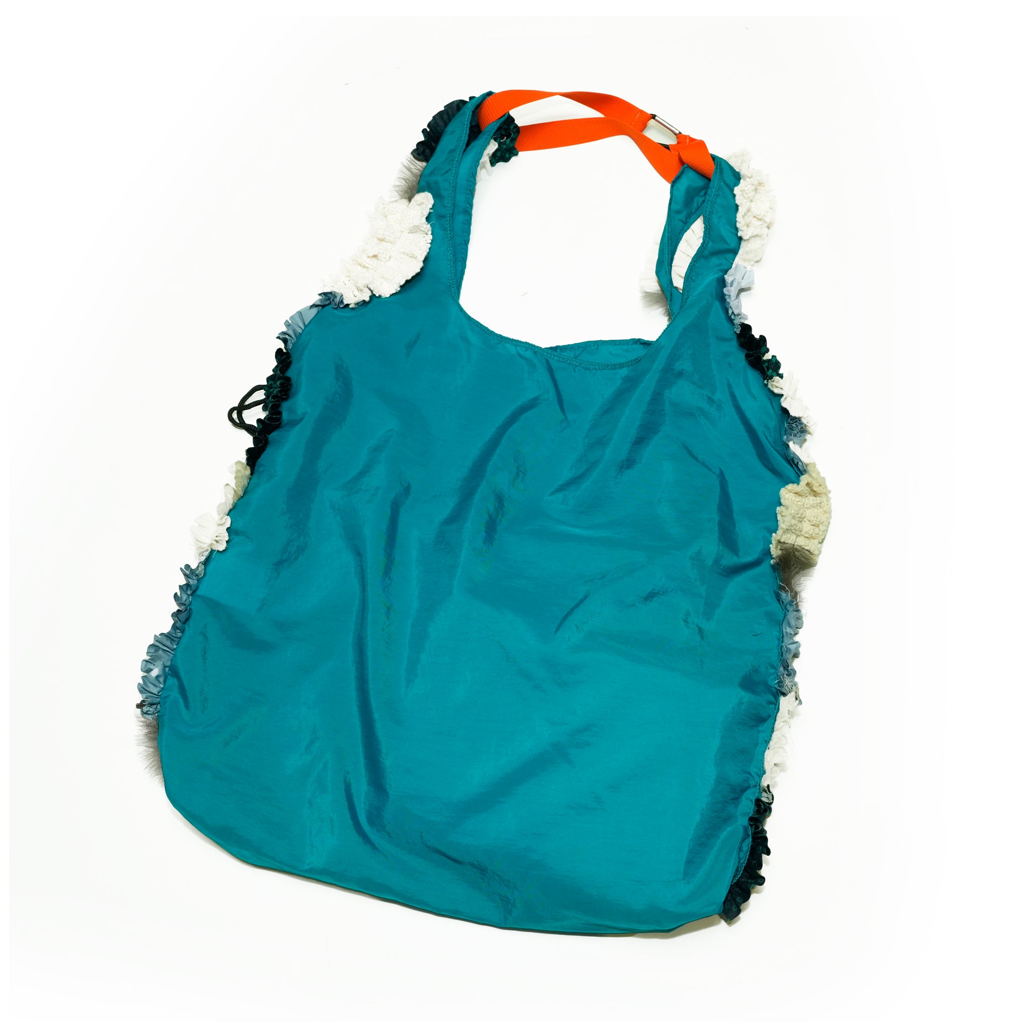 ナイロンフリルマルシェバック | Color_Sky/Lime | No_wg1114【REHERSALL_リハーズオール】