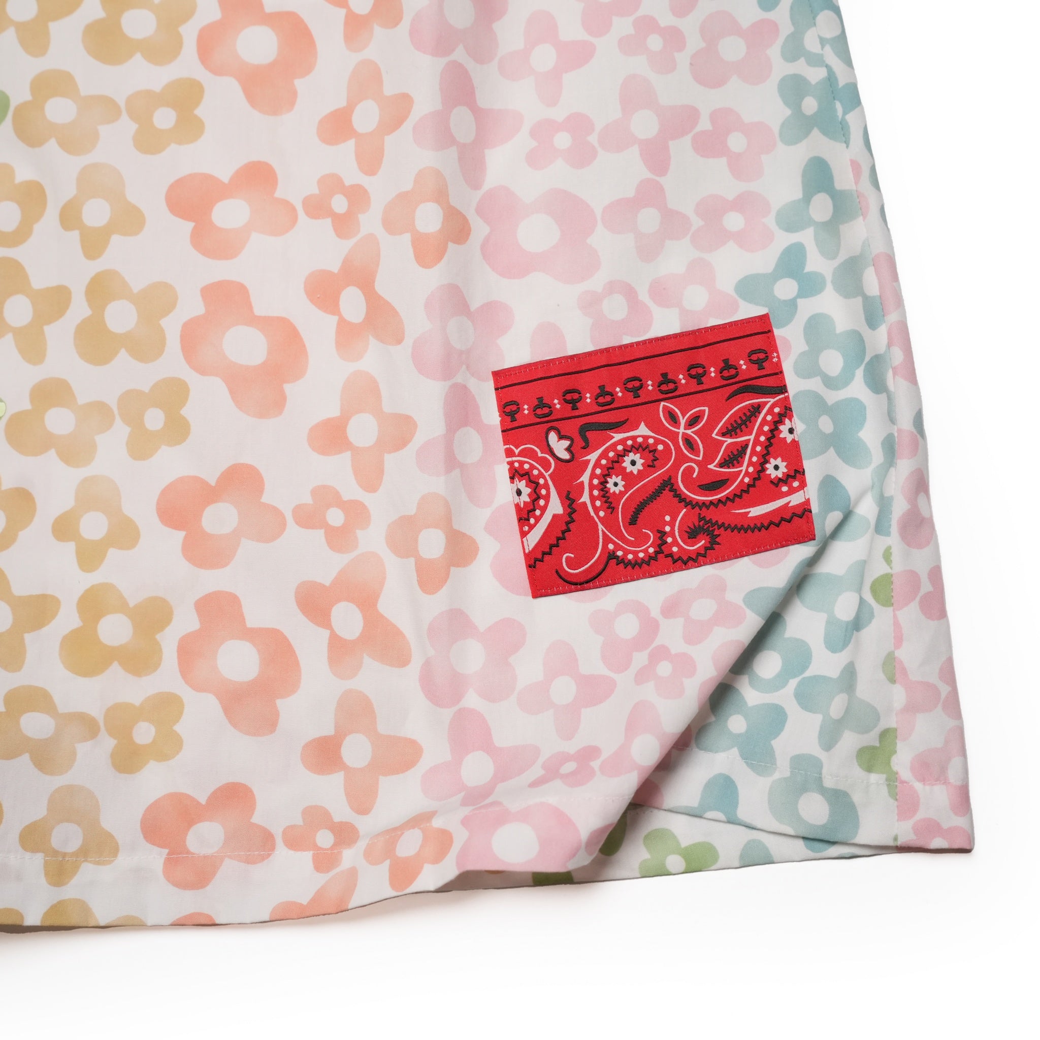 G42301_PT  | PATCHWORK BUCKLE SKIRT-PT | Color:Pastel【GORT_ゴート】【archive】