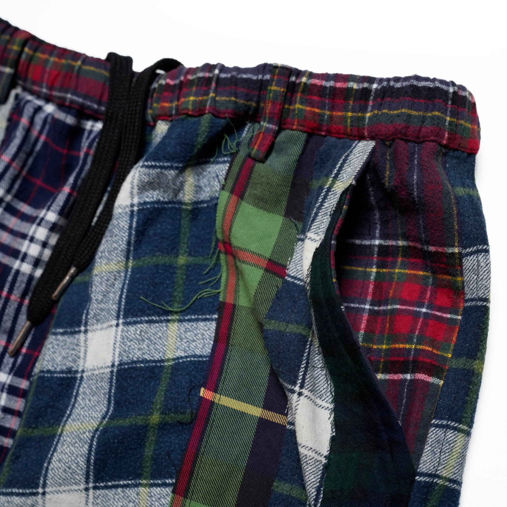 MR-2407652_F | Patchwork Nell Easy Pants | Color:F | Size:3【Mr. Remake Man】【REMAKE MODEM DESIGN_モデムデザイン】