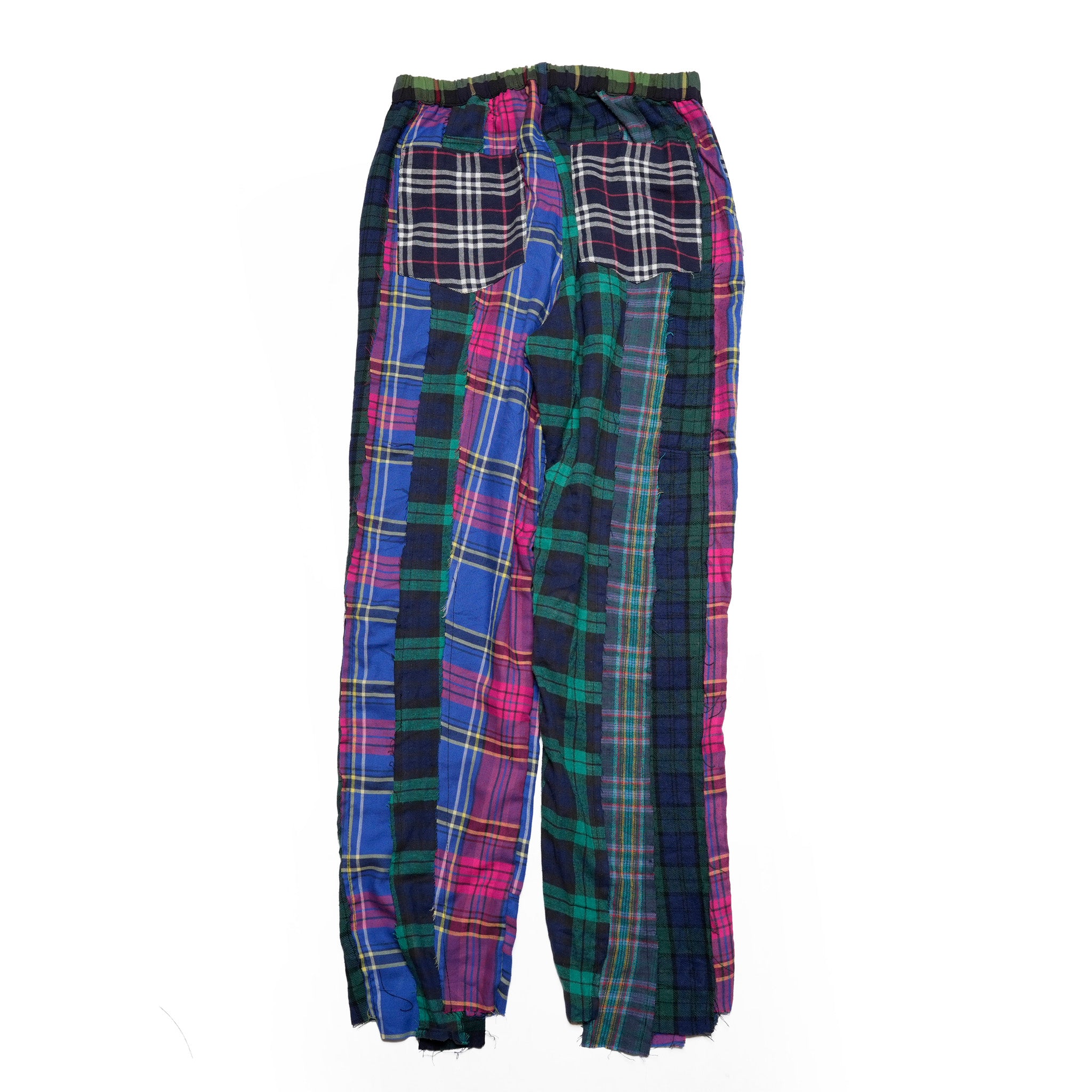 MR-2407652_H | Patchwork Nell Easy Pants | Color:H | Size:2【Mr. Remake Man】【REMAKE MODEM DESIGN_モデムデザイン】
