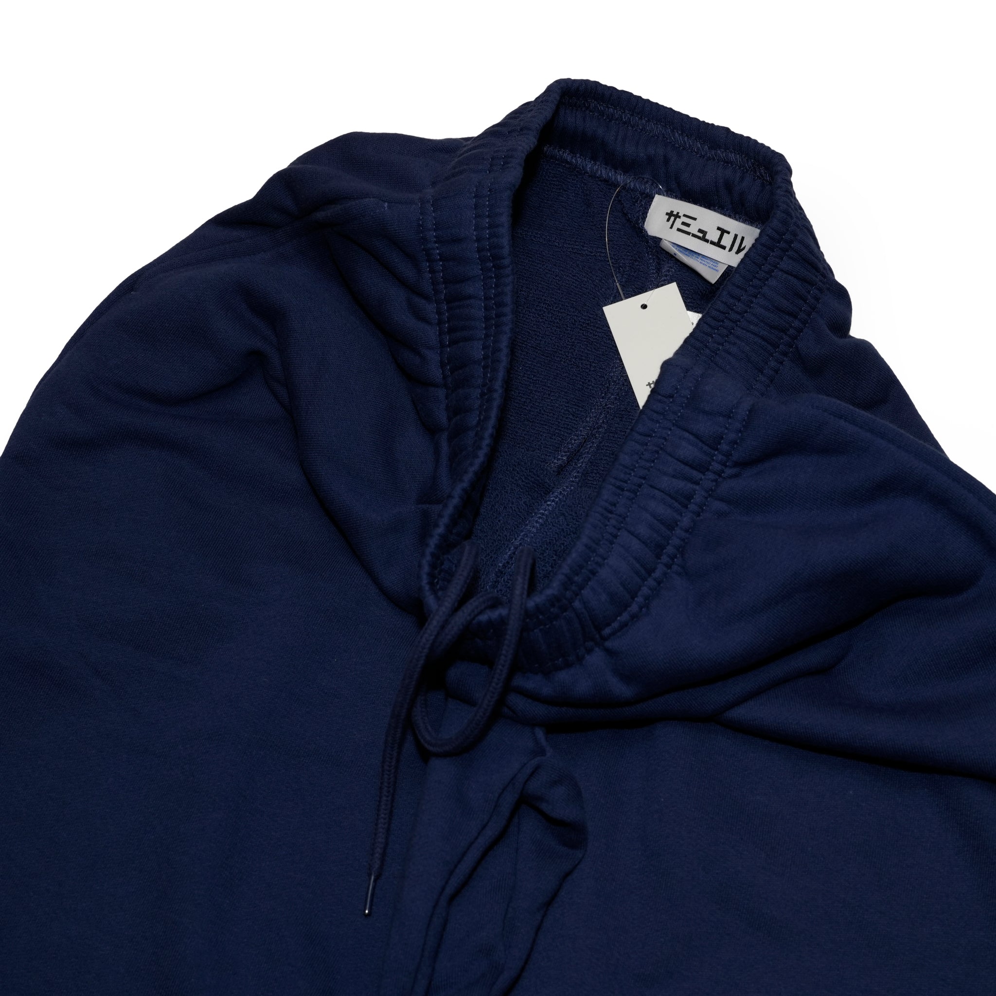 S-25SS-PT-001 |SAMUEL COLLEGE SWEAT SHORTS | Color:Black/Gray/Indigo【SAMUEL_サミュエル】