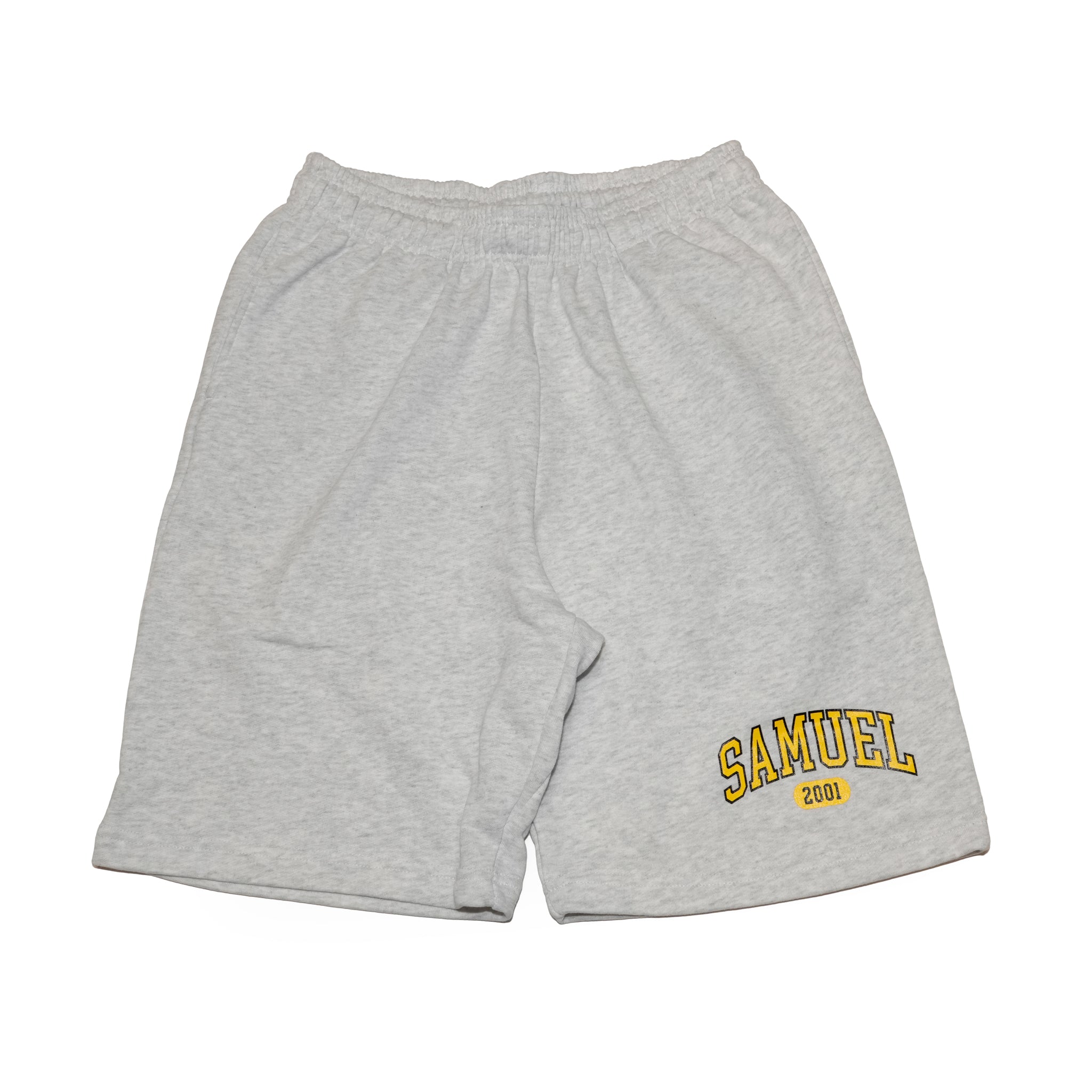 S-25SS-PT-001 |SAMUEL COLLEGE SWEAT SHORTS | Color:Black/Gray/Indigo【SAMUEL_サミュエル】