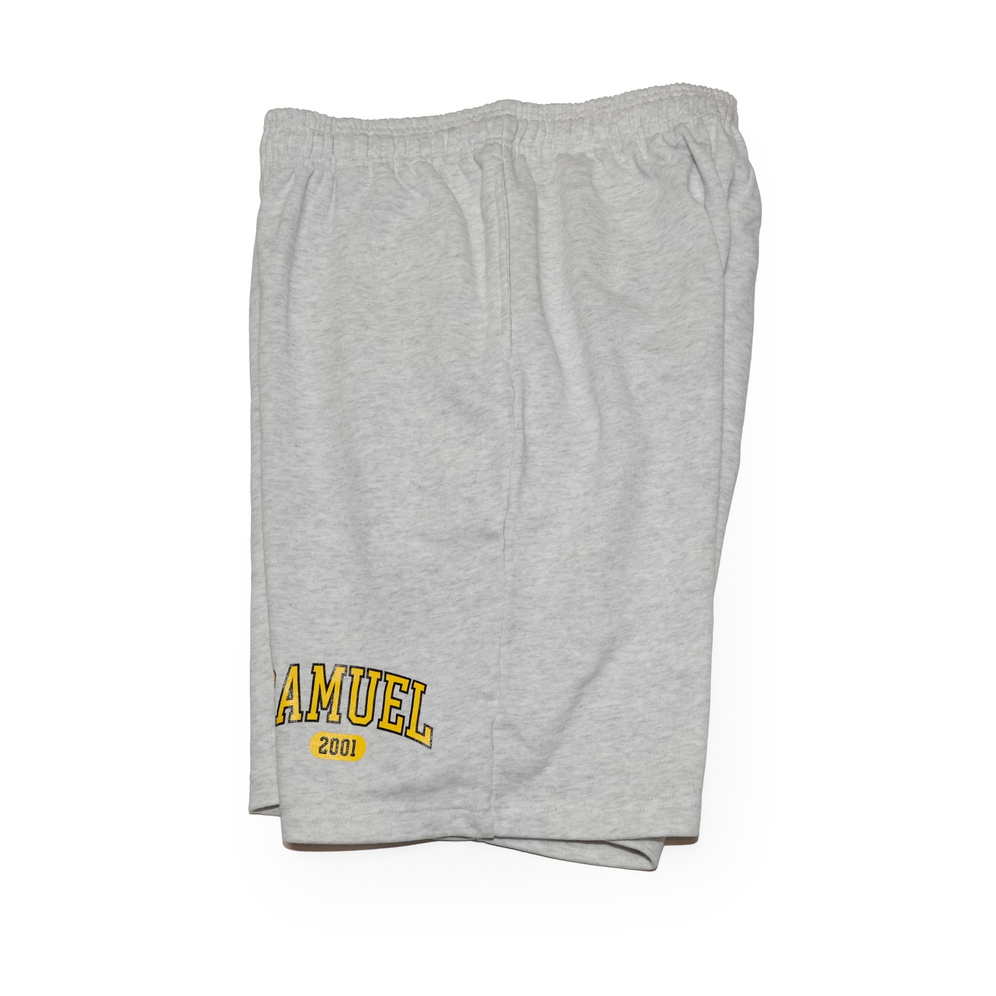 S-25SS-PT-001 |SAMUEL COLLEGE SWEAT SHORTS | Color:Black/Gray/Indigo【SAMUEL_サミュエル】