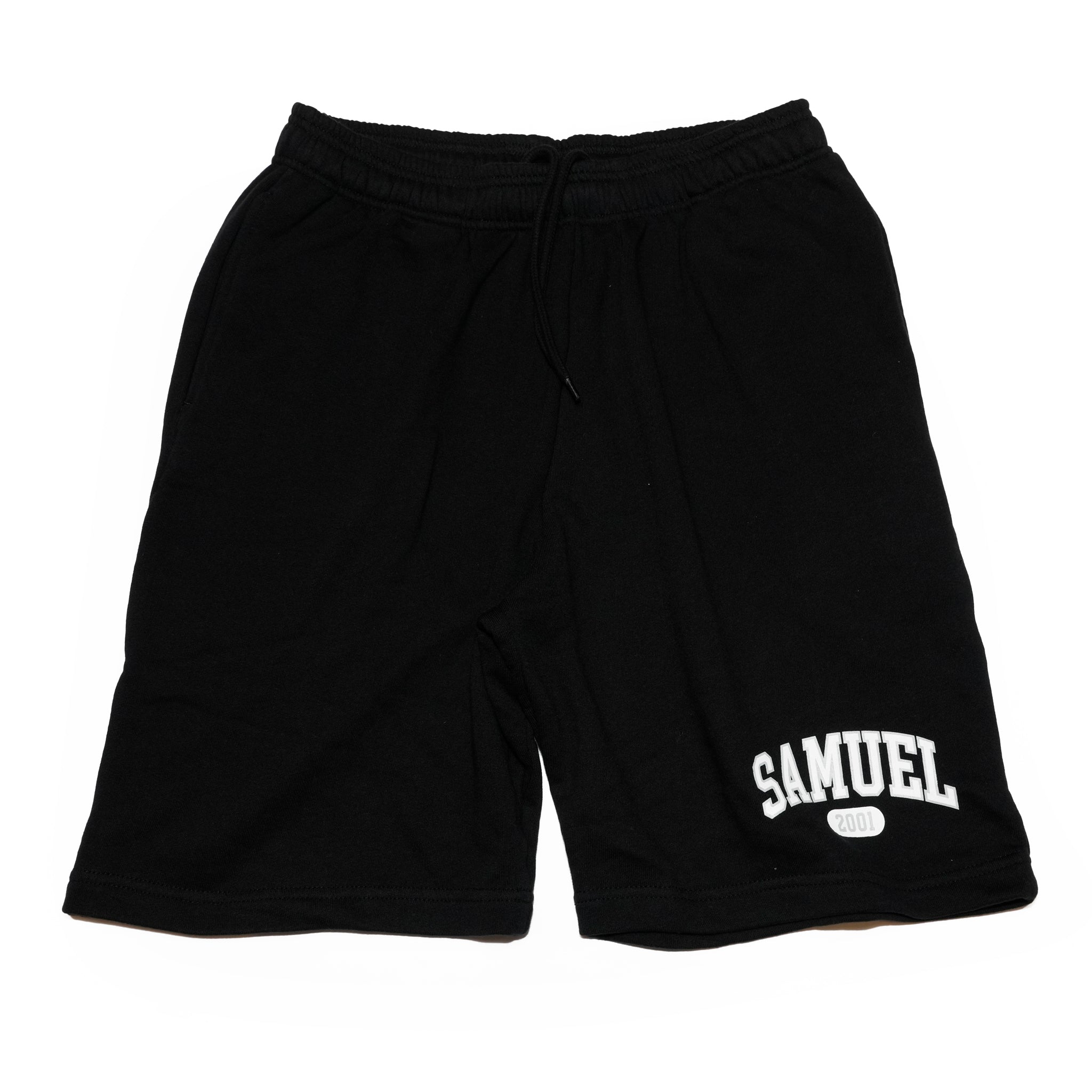 S-25SS-PT-001 |SAMUEL COLLEGE SWEAT SHORTS | Color:Black/Gray/Indigo【SAMUEL_サミュエル】
