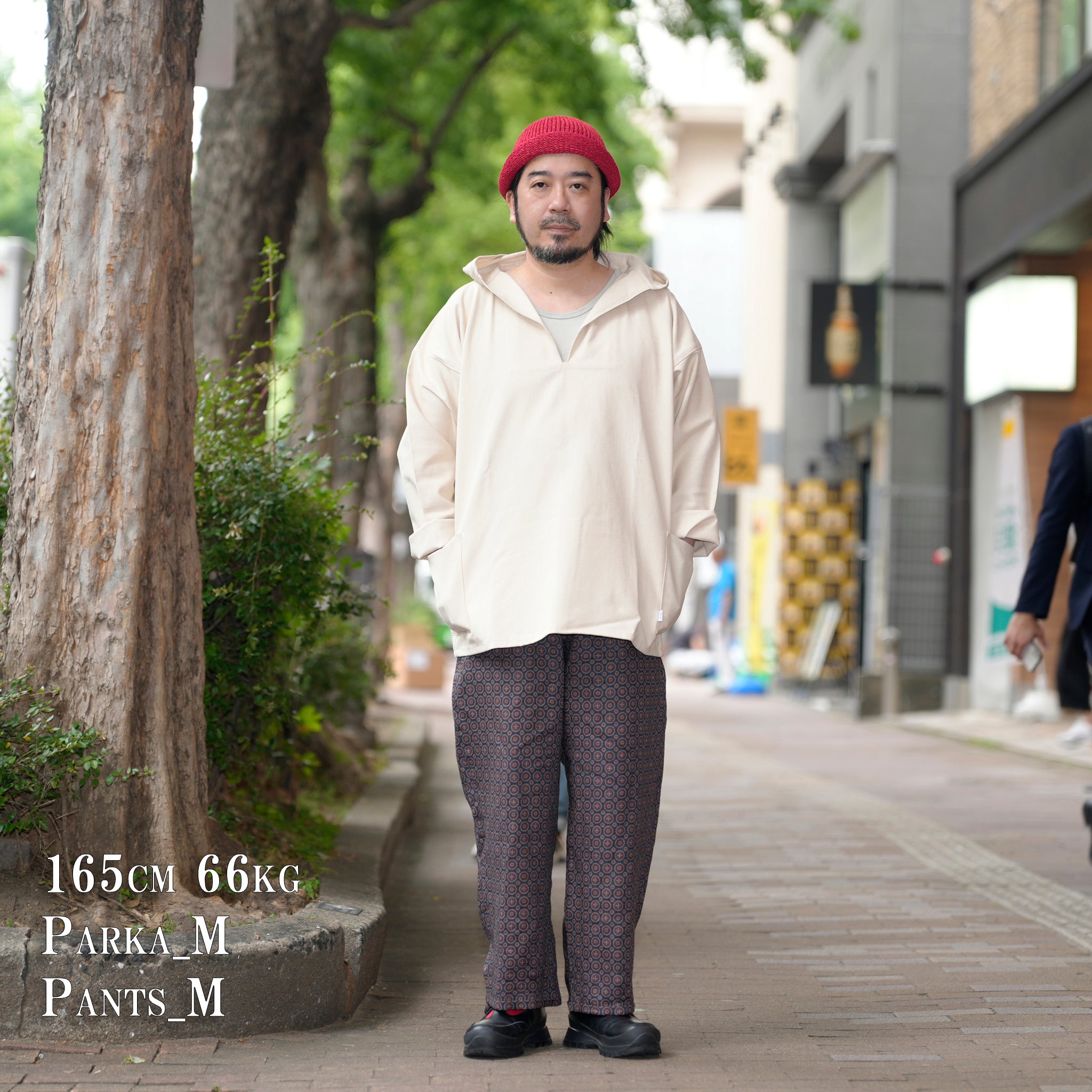 PH25SS003spl_pattern | P.H. M. LINEN EASY PANTS | Color:Pattern【POWDERHORN MOUNTAINEERING_パウダーホーンマウンテニアリング】