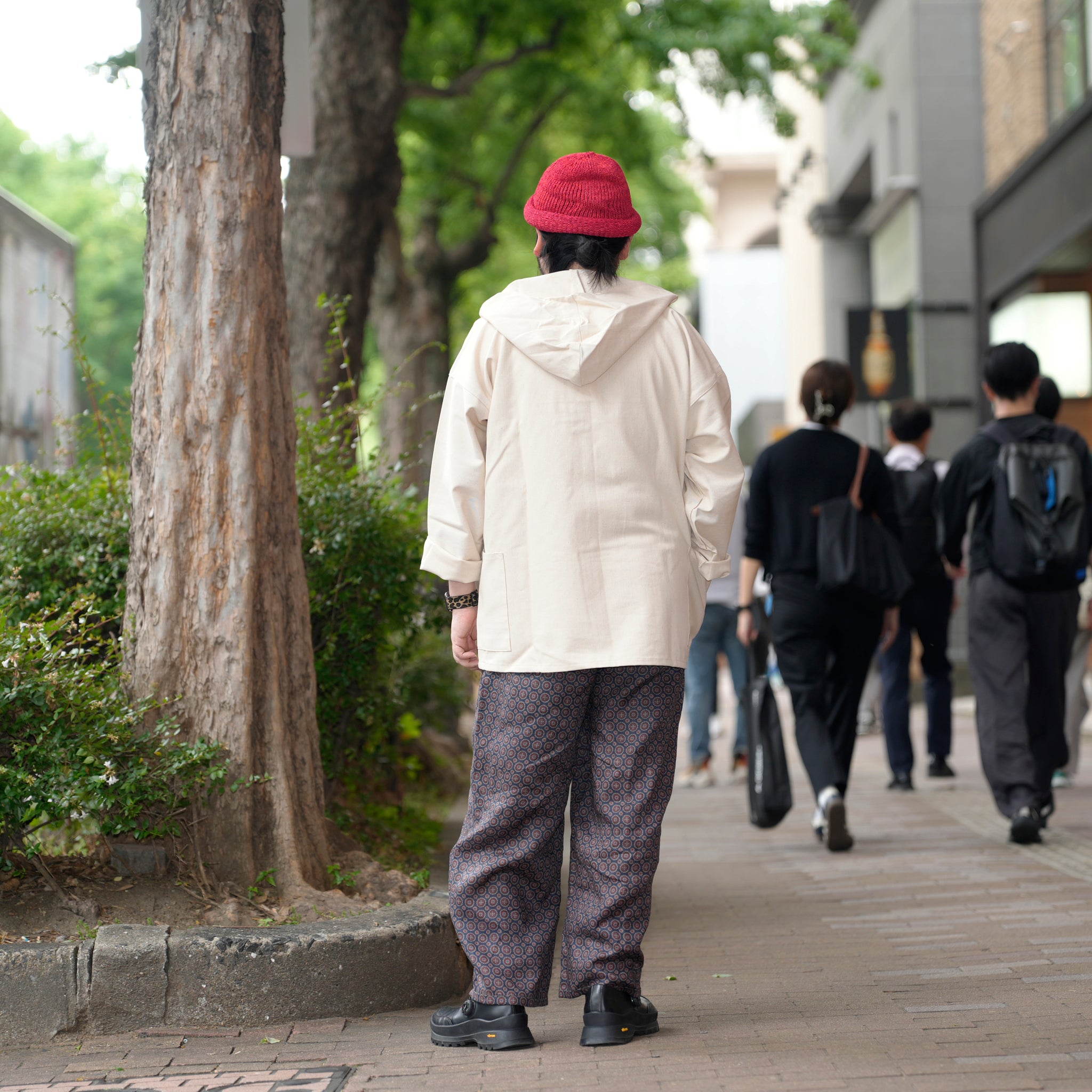 PH25SS003spl_pattern | P.H. M. LINEN EASY PANTS | Color:Pattern【POWDERHORN MOUNTAINEERING_パウダーホーンマウンテニアリング】