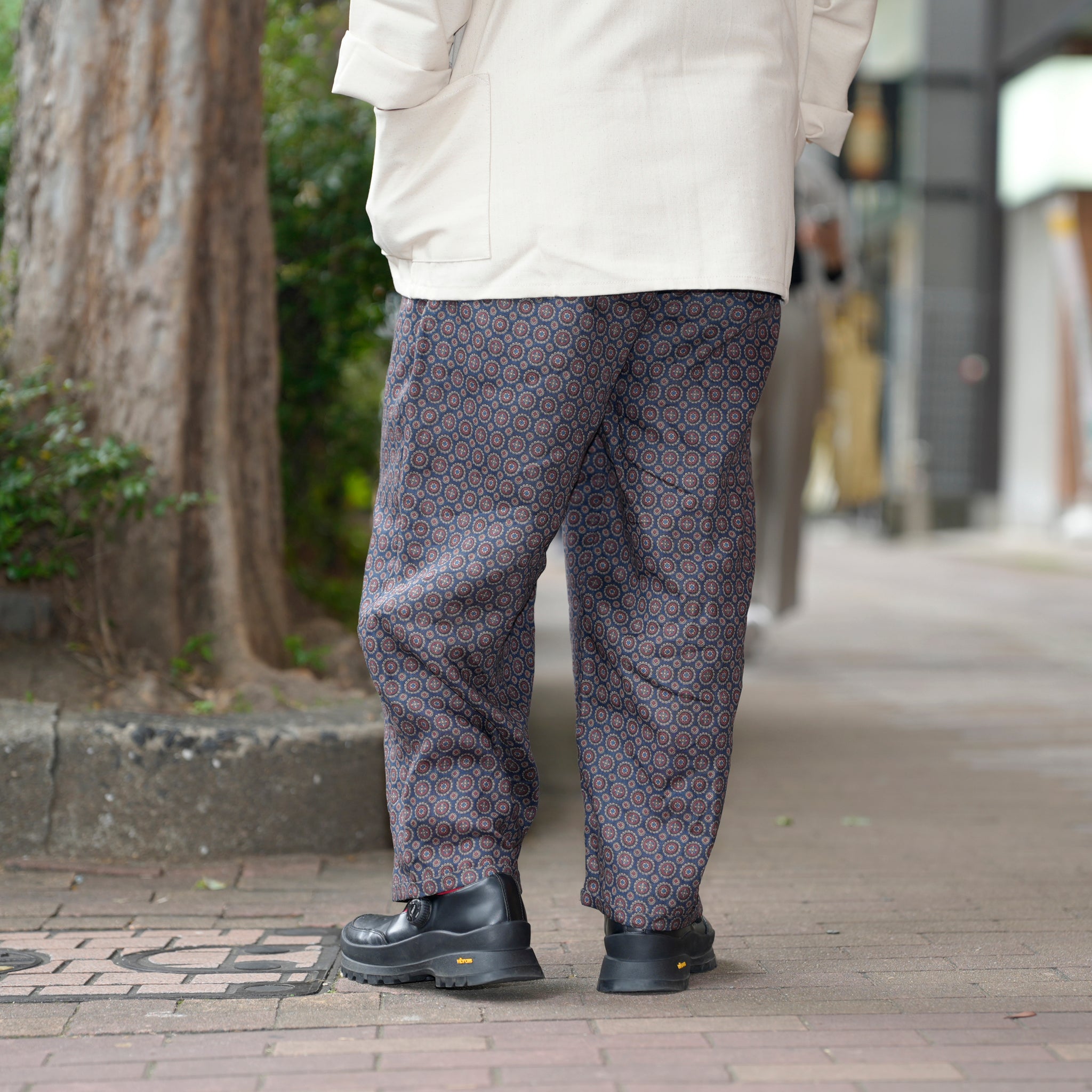 PH25SS003spl_pattern | P.H. M. LINEN EASY PANTS | Color:Pattern【POWDERHORN MOUNTAINEERING_パウダーホーンマウンテニアリング】