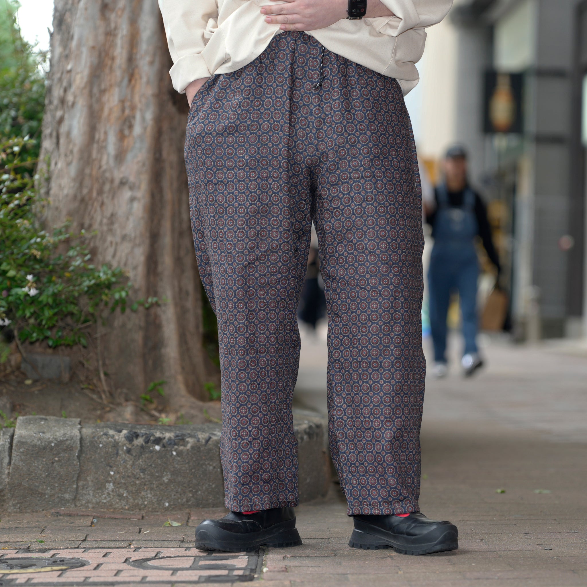 PH25SS003spl_pattern | P.H. M. LINEN EASY PANTS | Color:Pattern【POWDERHORN MOUNTAINEERING_パウダーホーンマウンテニアリング】